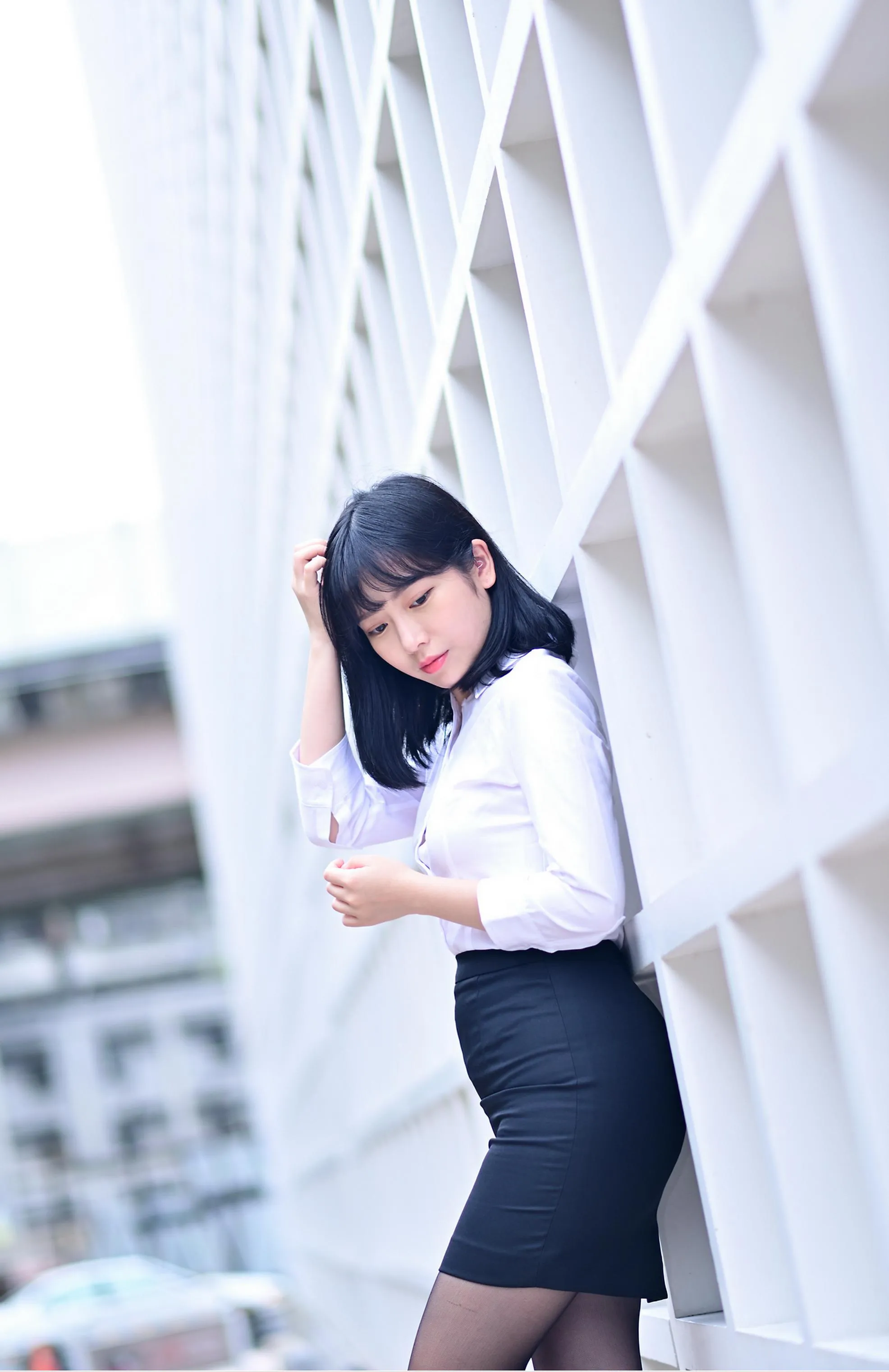 [爱美足] NO.147 塔塔酱 OL黑丝美腿 街拍#[53P]-2