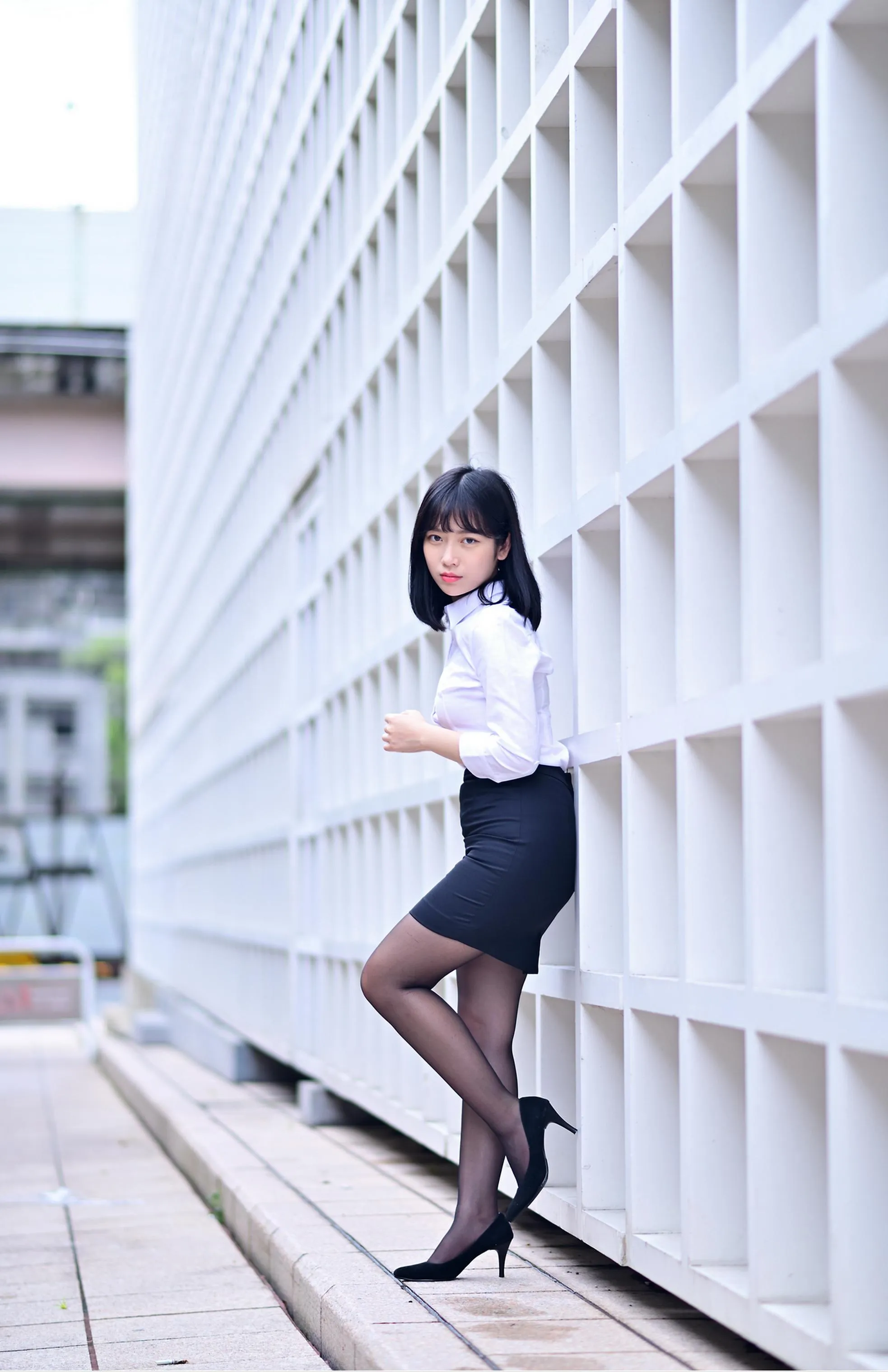 [爱美足] NO.147 塔塔酱 OL黑丝美腿 街拍#[53P]-5