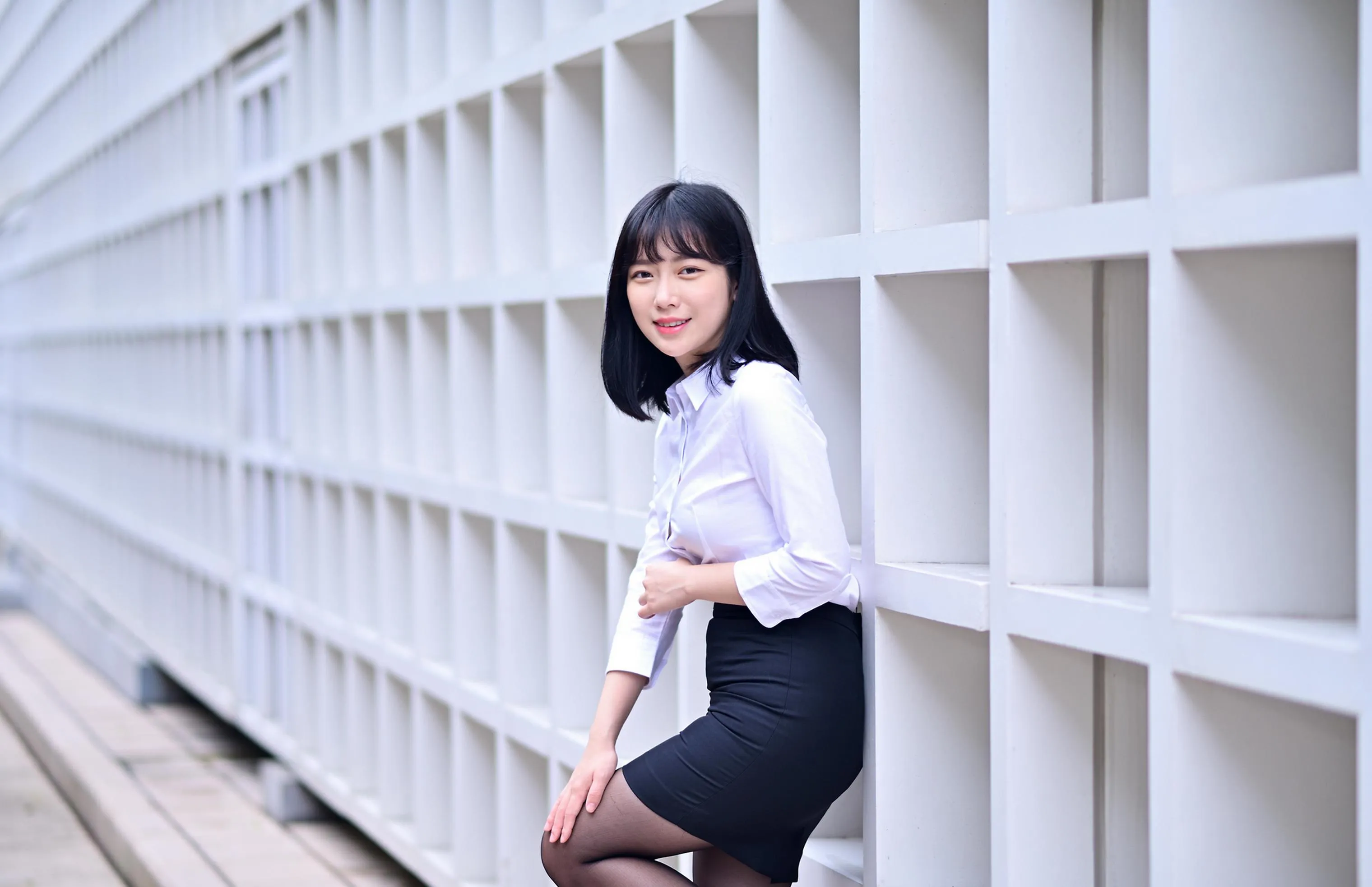 [爱美足] NO.147 塔塔酱 OL黑丝美腿 街拍#[53P]-6