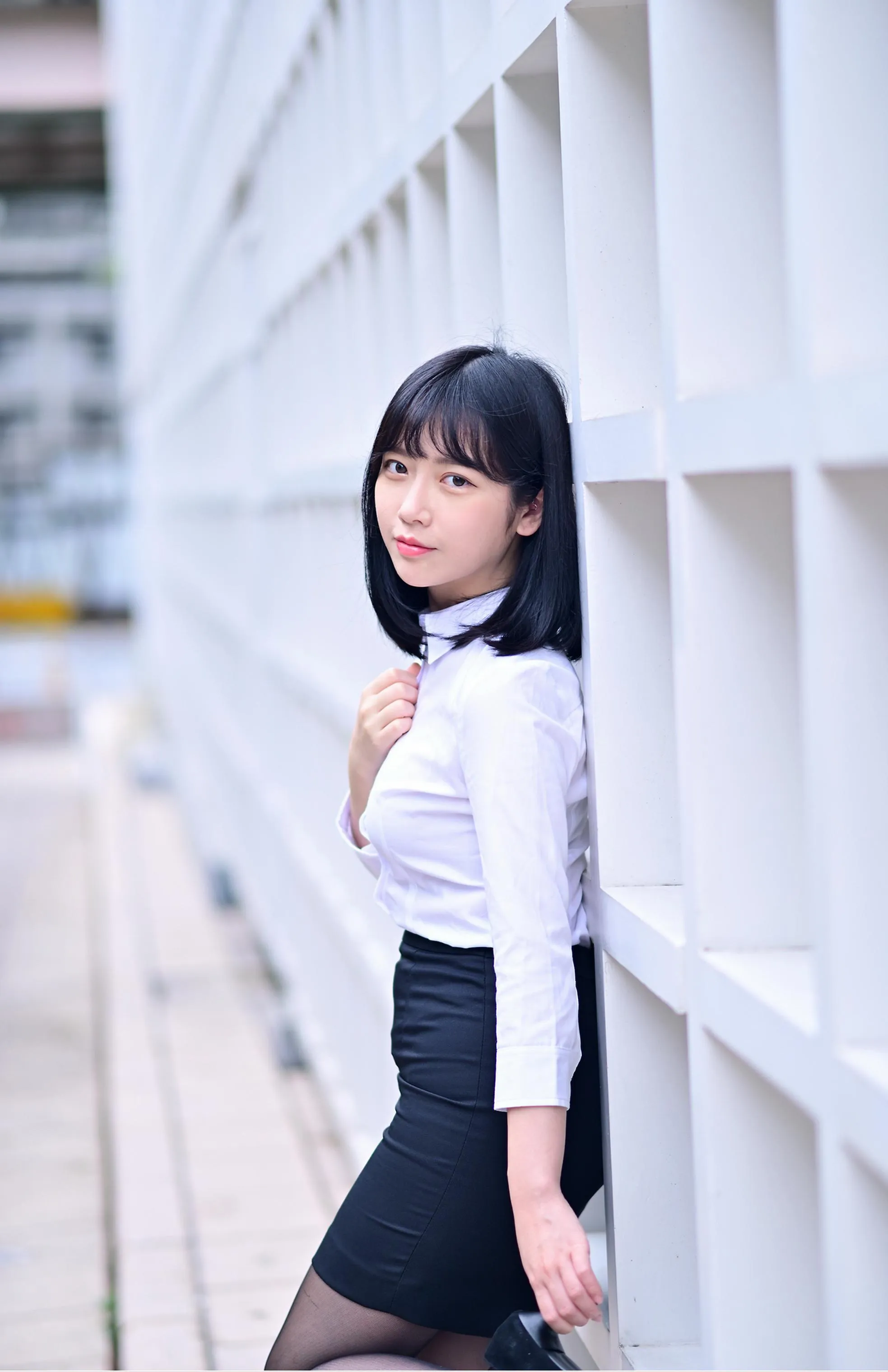 [爱美足] NO.147 塔塔酱 OL黑丝美腿 街拍#[53P]-8