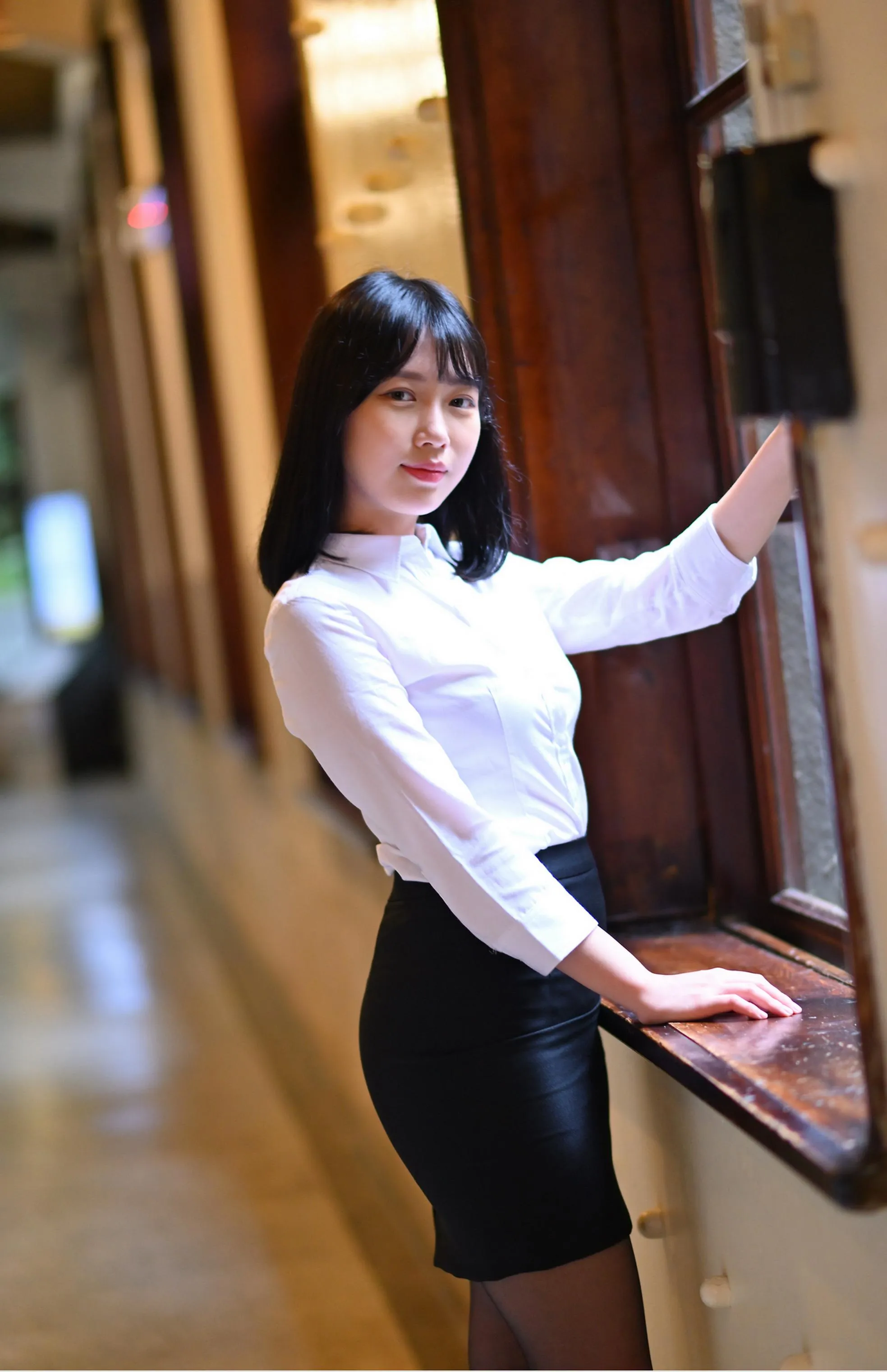 [爱美足] NO.147 塔塔酱 OL黑丝美腿 街拍#[53P]-10