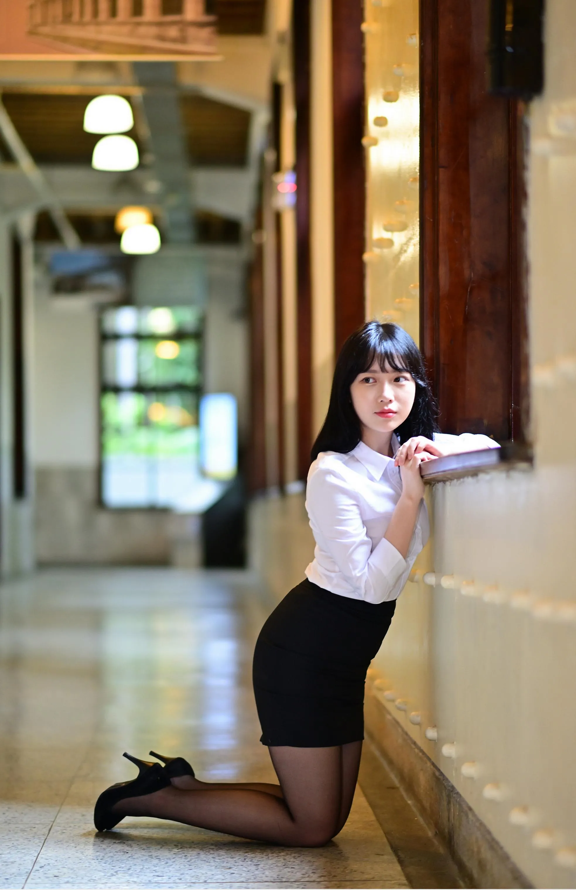 [爱美足] NO.147 塔塔酱 OL黑丝美腿 街拍#[53P]-7