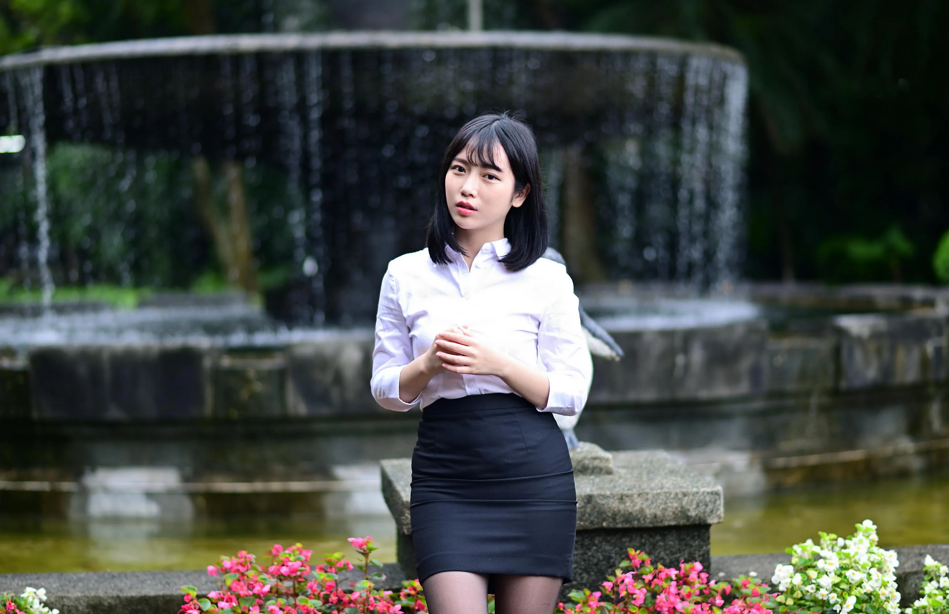 [爱美足] NO.147 塔塔酱 OL黑丝美腿 街拍#[53P]-10