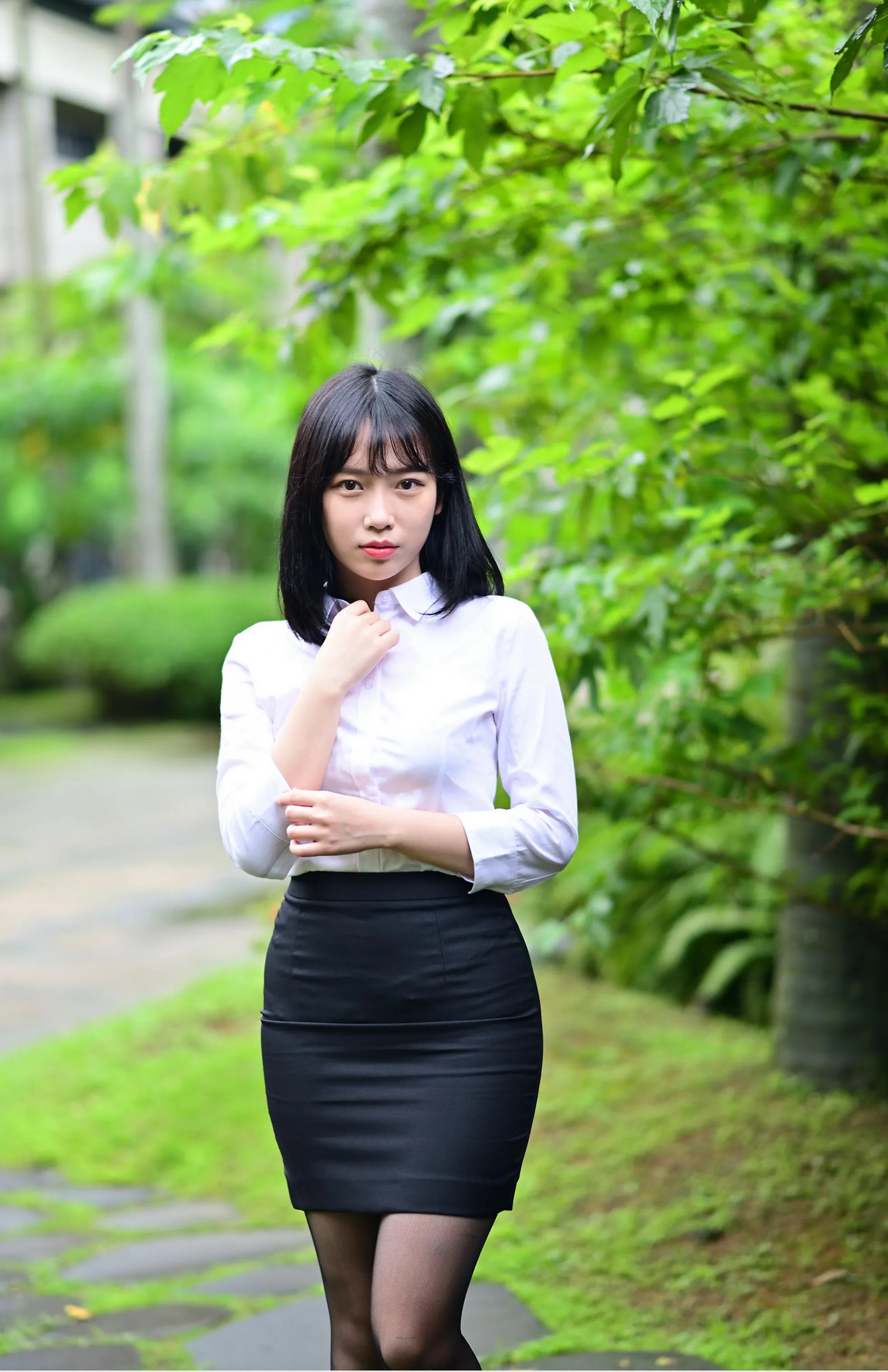 [爱美足] NO.147 塔塔酱 OL黑丝美腿 街拍#[53P]-5