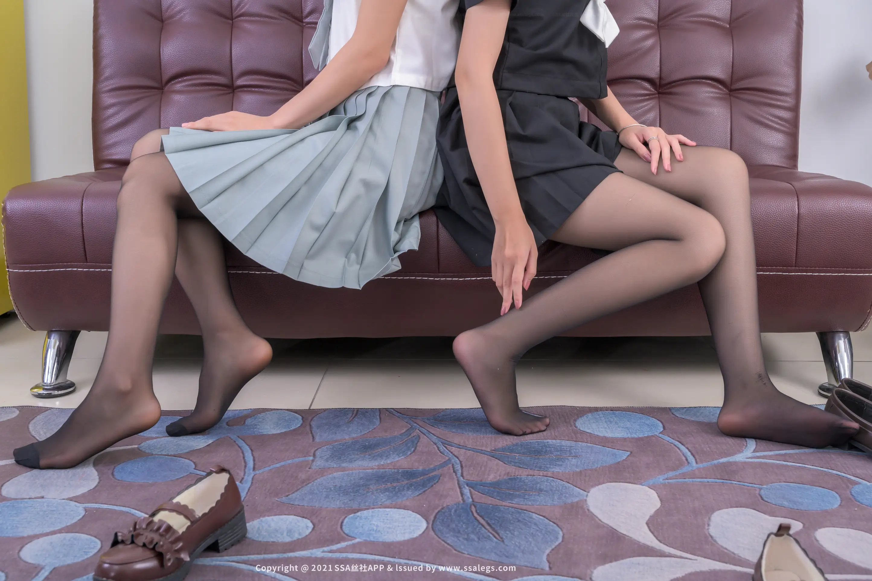 [爱美足] NO.691 模特可儿和素人的黑丝袜美脚(下) 丝社#[104P]-5