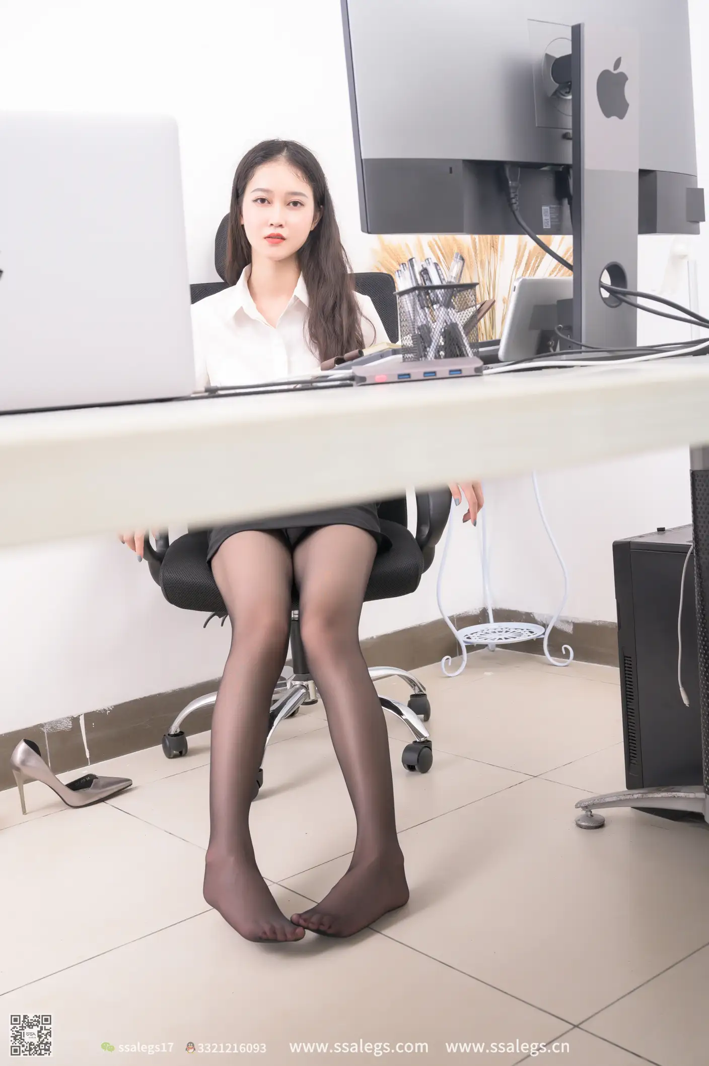 [爱美足] NO.503 漫漫 职业装黑丝袜写真（上) 丝社#[98P]-4