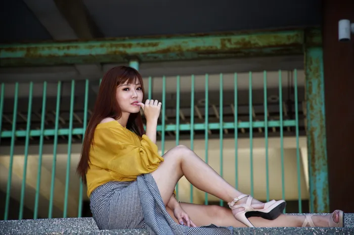 [爱美足] NO.053  凯蒂 裙摆摇 高跟美腿旅拍 街拍#[50P]-2