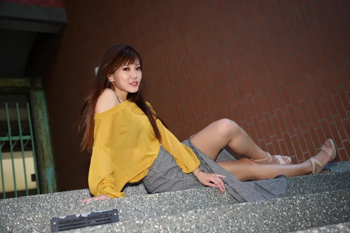 [爱美足] NO.053  凯蒂 裙摆摇 高跟美腿旅拍 街拍#[50P]-7