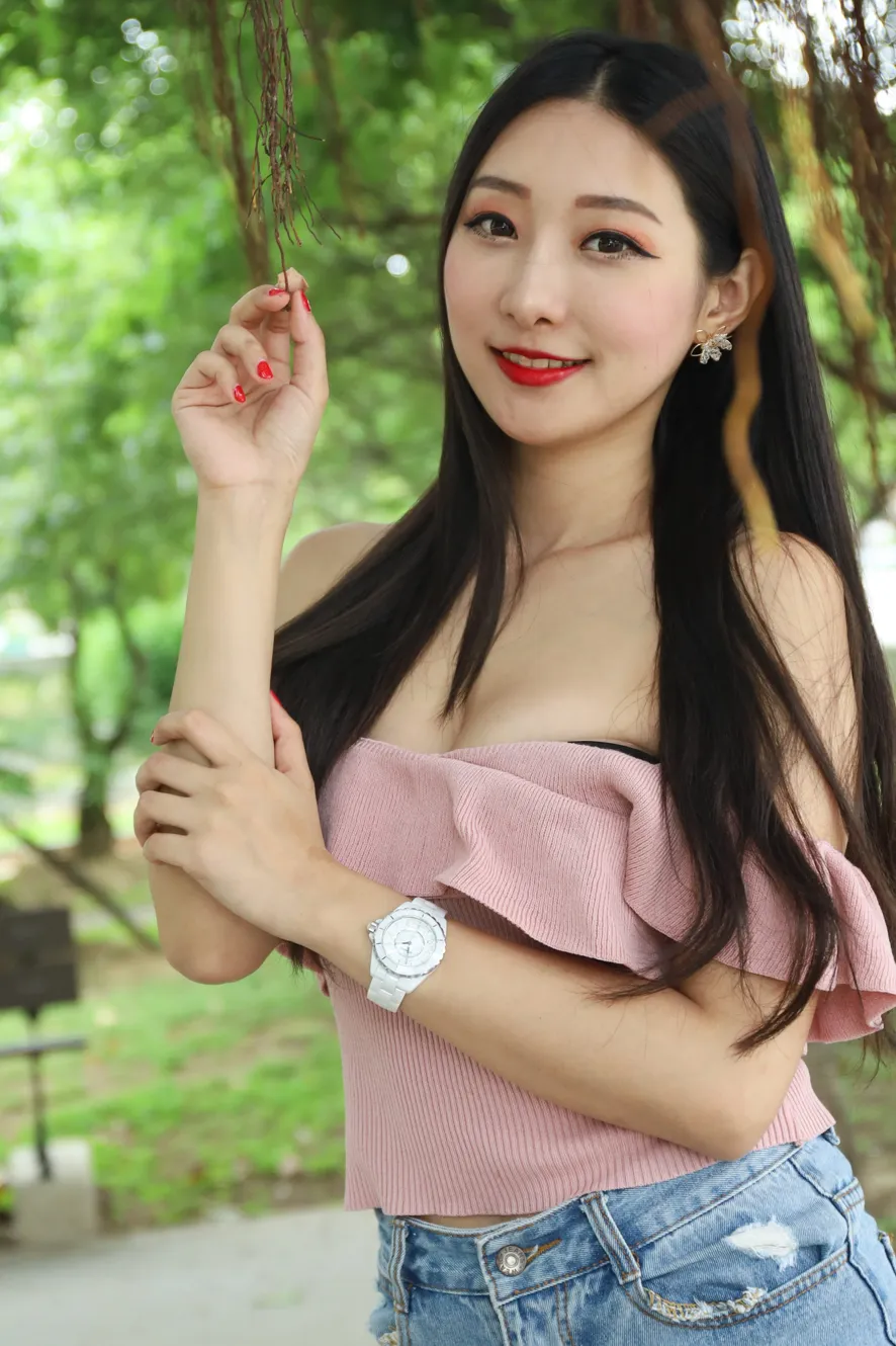 [爱美足] NO.133 吴采婕 牛仔短裤高跟美腿 街拍#[54P]-4