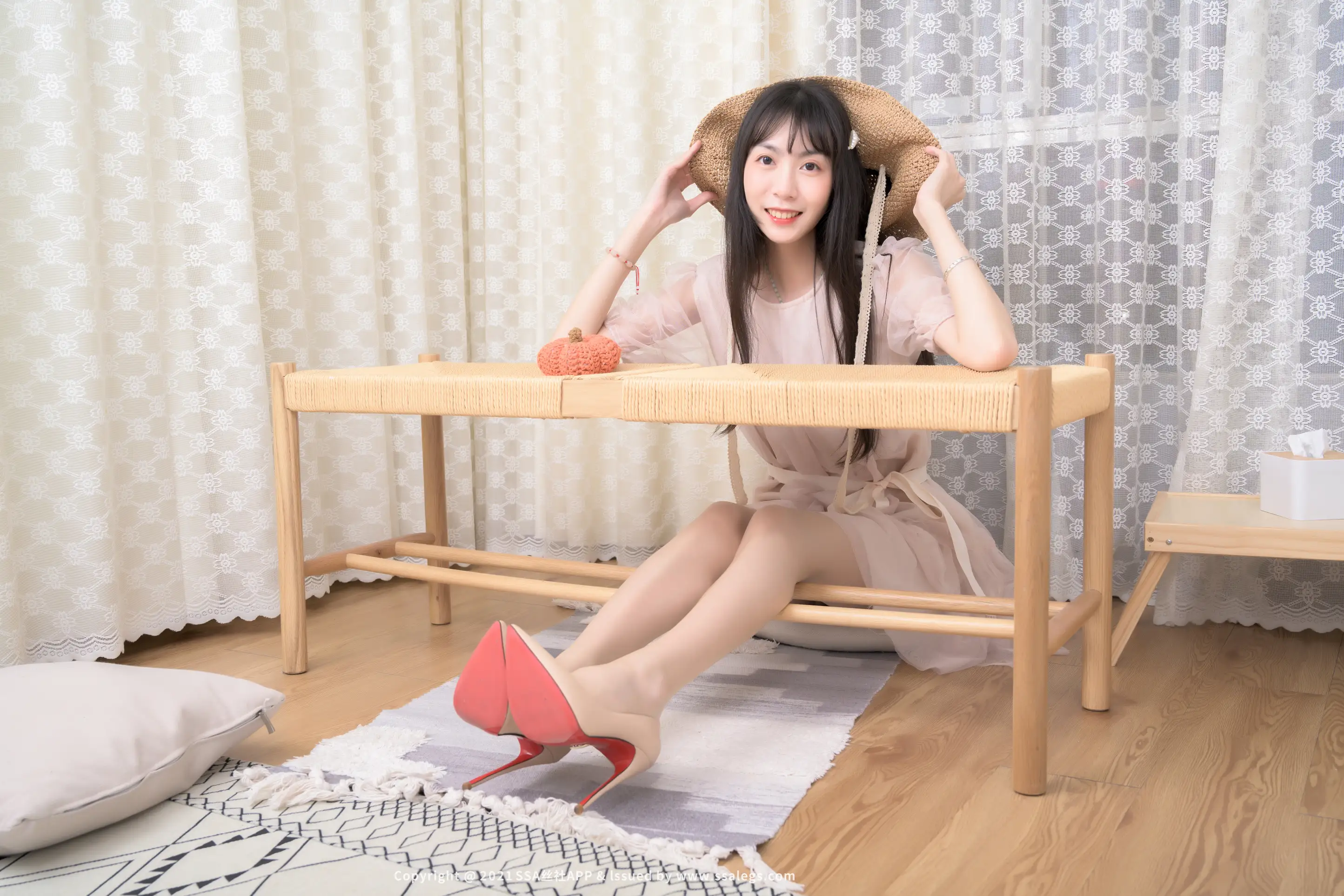 [爱美足] NO.764 模特团团的肉色油亮开裆丝袜(上) 丝社#[124P]-9