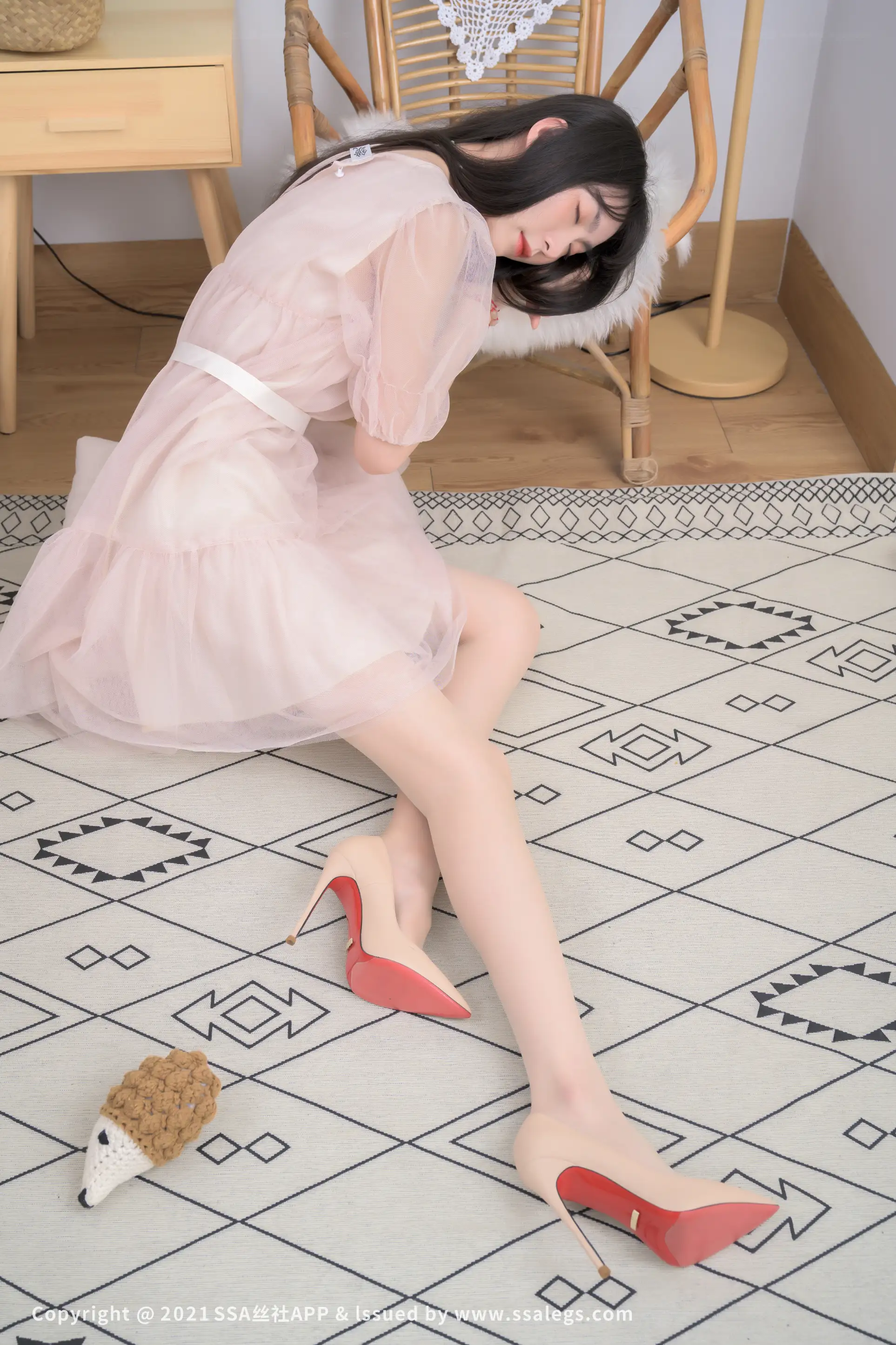 [爱美足] NO.764 模特团团的肉色油亮开裆丝袜(上) 丝社#[124P]-9
