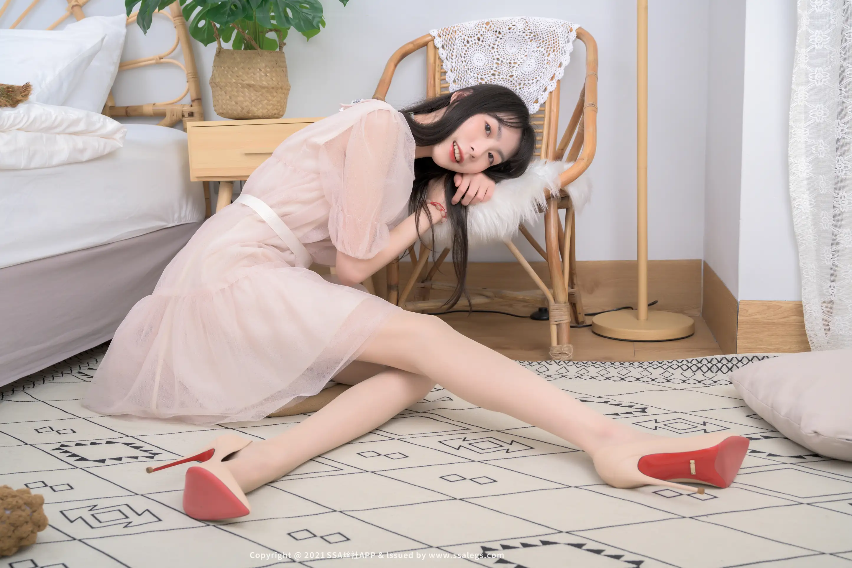 [爱美足] NO.764 模特团团的肉色油亮开裆丝袜(上) 丝社#[124P]-10