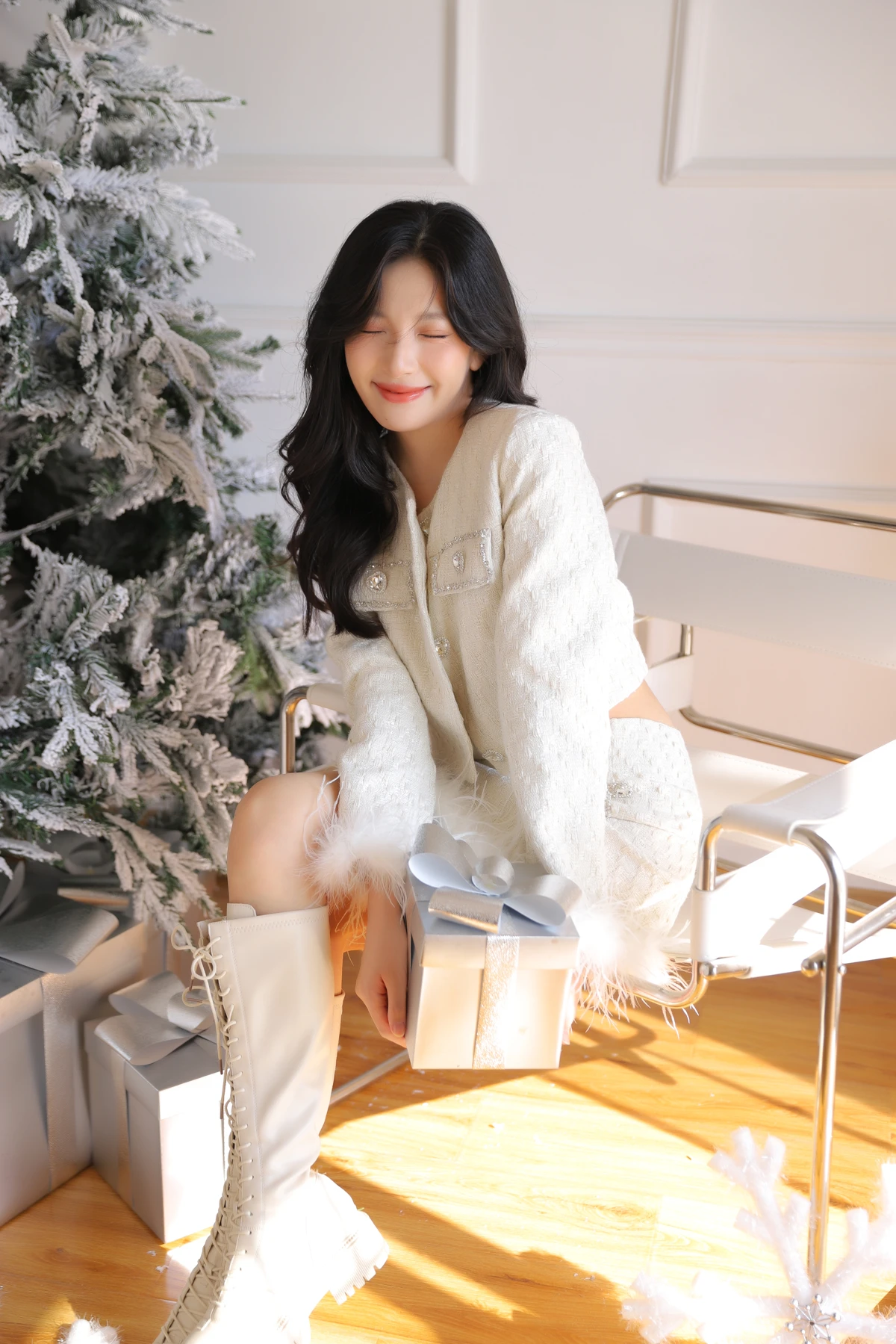 [艺图语] 2022.12.16 Vol.2693 – 山茶花 依欣Doris#[36P]-3