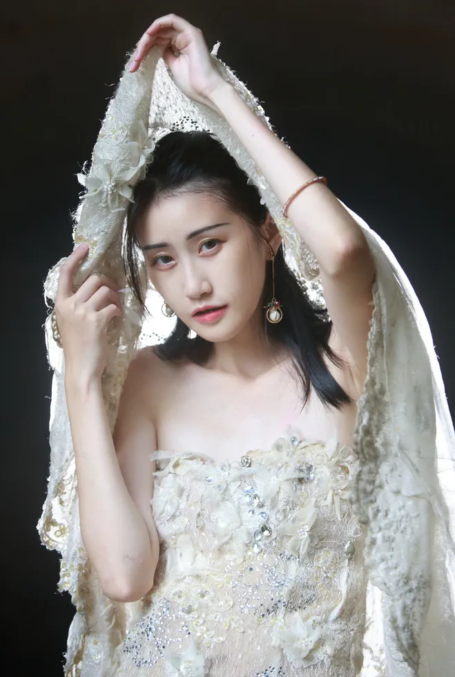 [爱美足] NO.148 王红 镂空白纱涼高美腿 街拍#[70P]-7