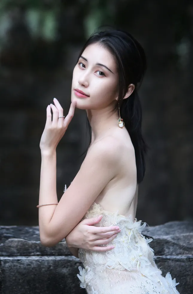 [爱美足] NO.148 王红 镂空白纱涼高美腿 街拍#[70P]-10