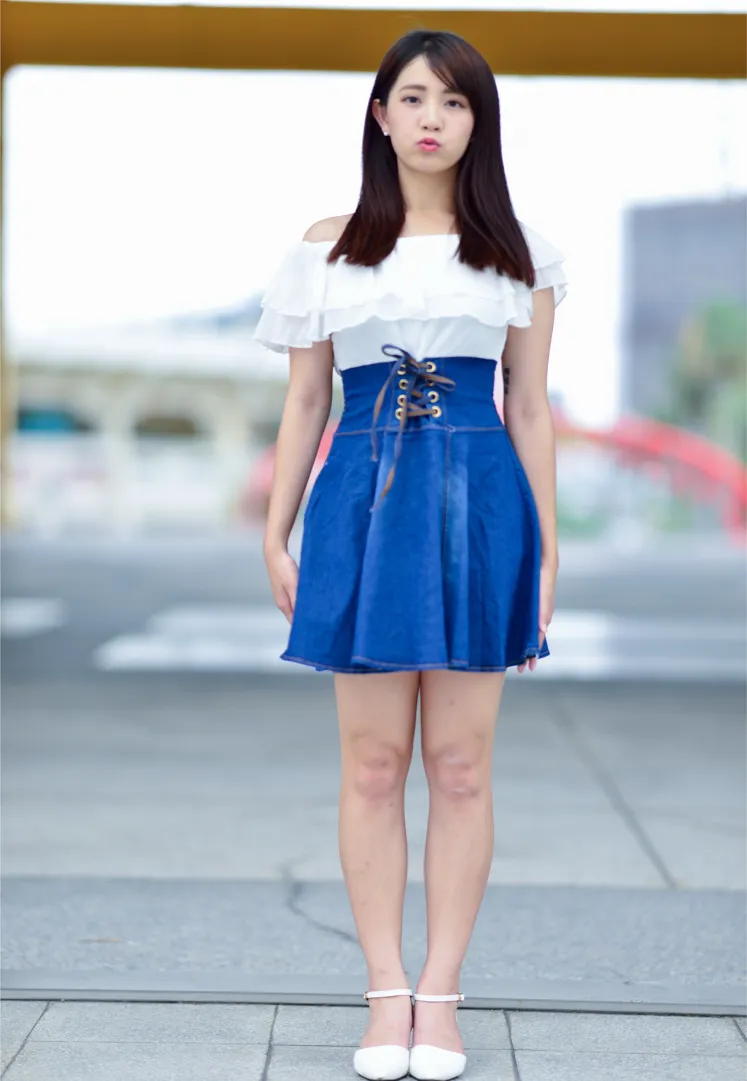 [爱美足] NO.168 姍姍 牛仔短裙涼高美腿 街拍#[35P]-10