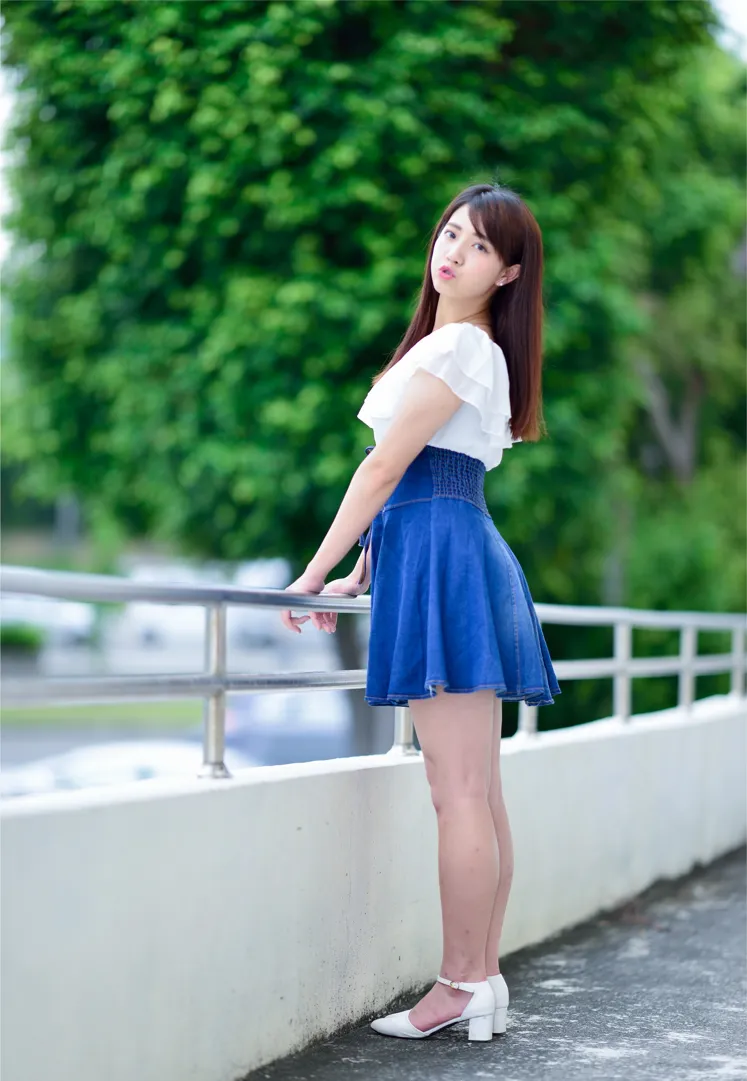 [爱美足] NO.168 姍姍 牛仔短裙涼高美腿 街拍#[35P]-3