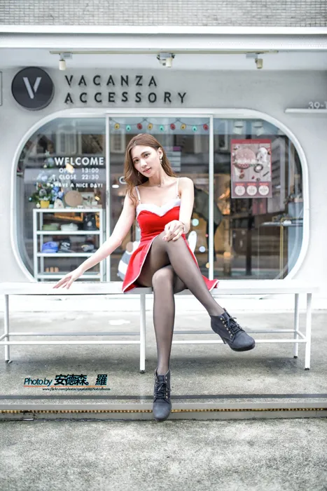 [爱美足] NO.113 蔡译心&宜萱 东区 高跟美腿外拍 街拍#[27P]-10