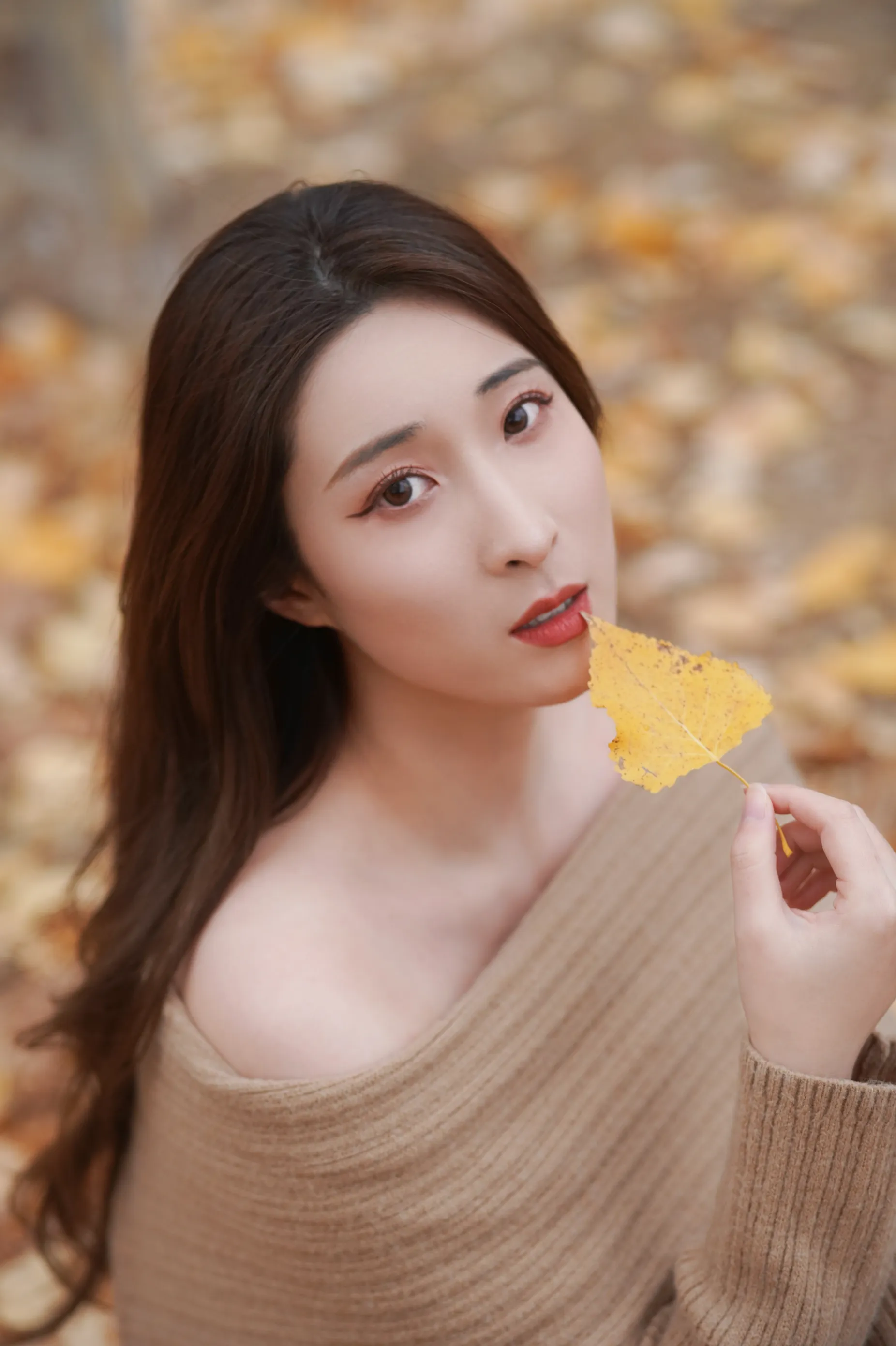 [艺图语] 2022.12.10 Vol.2646 – 叶落知秋 阿音#[26P]-3