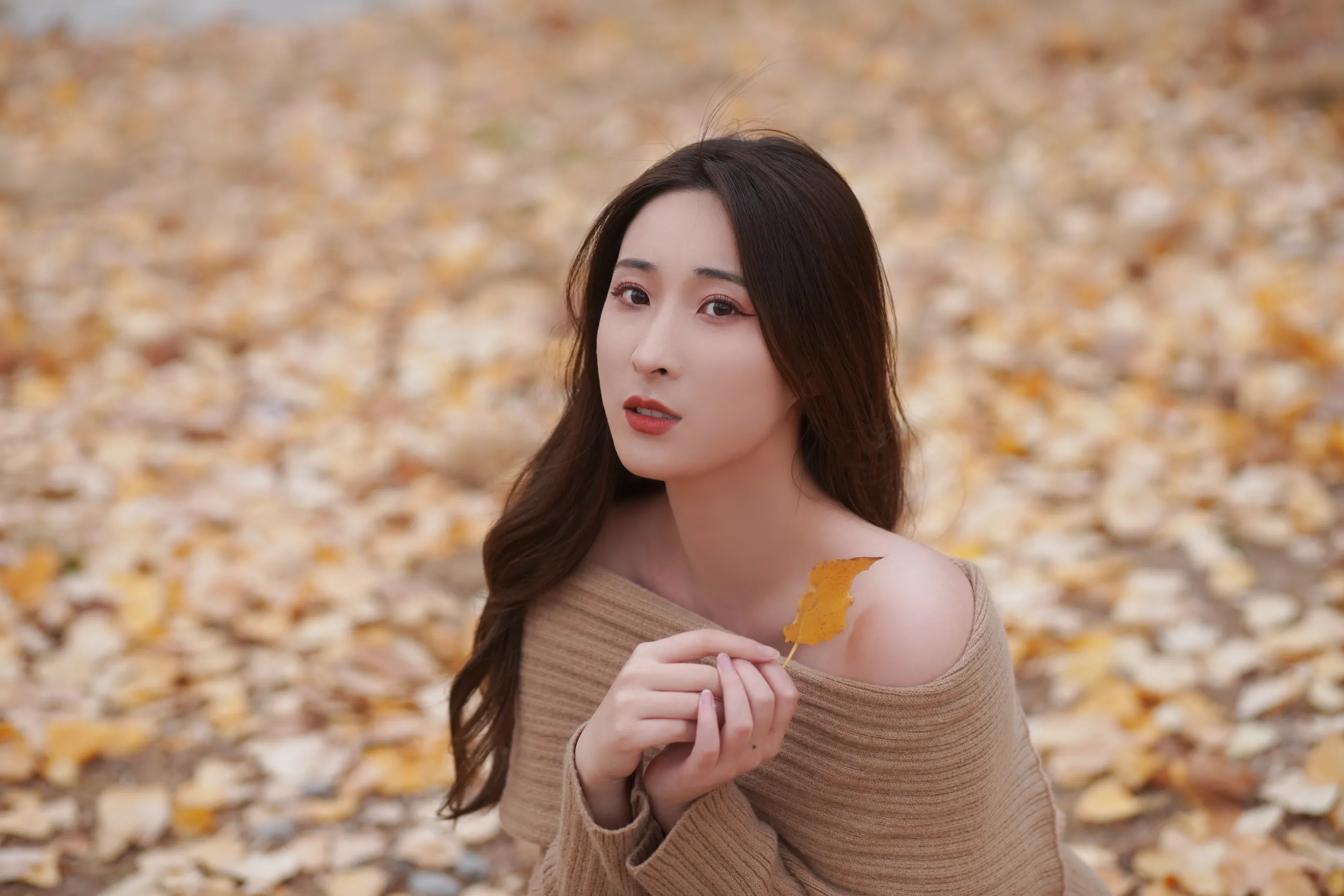 [艺图语] 2022.12.10 Vol.2646 – 叶落知秋 阿音#[26P]-5