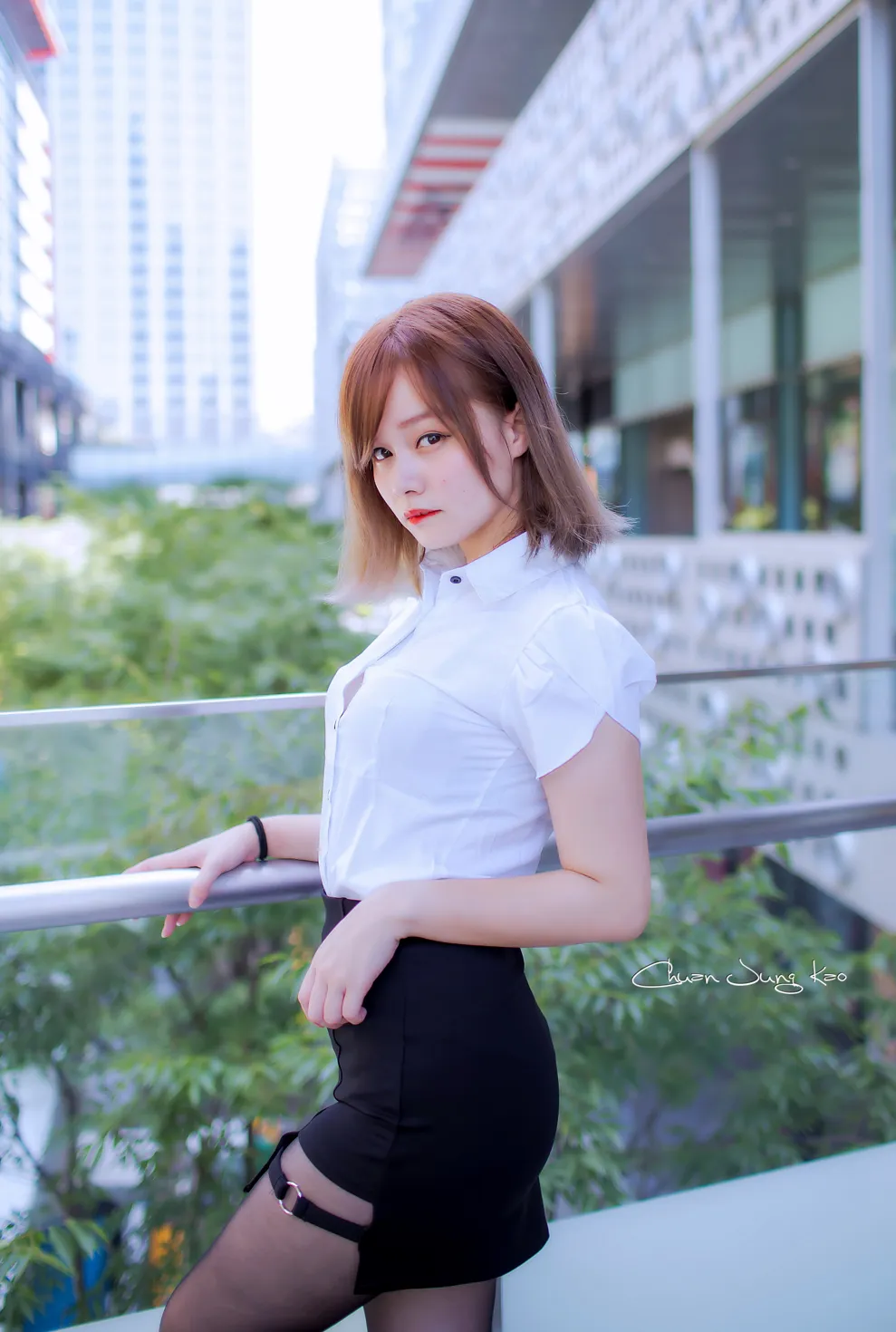 [爱美足] NO.167 乐儿 OL黑丝高跟美腿 街拍#[39P]-9