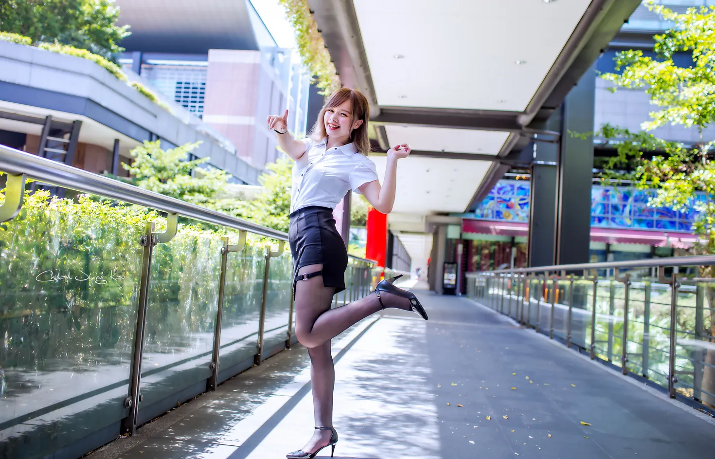 [爱美足] NO.167 乐儿 OL黑丝高跟美腿 街拍#[39P]-4
