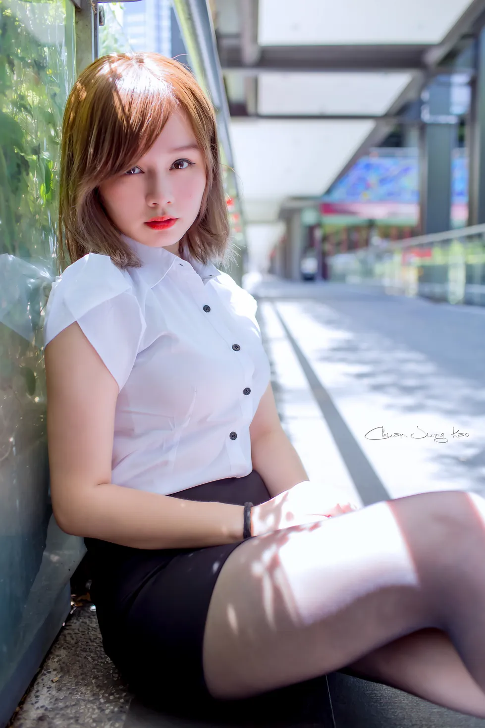 [爱美足] NO.167 乐儿 OL黑丝高跟美腿 街拍#[39P]-8