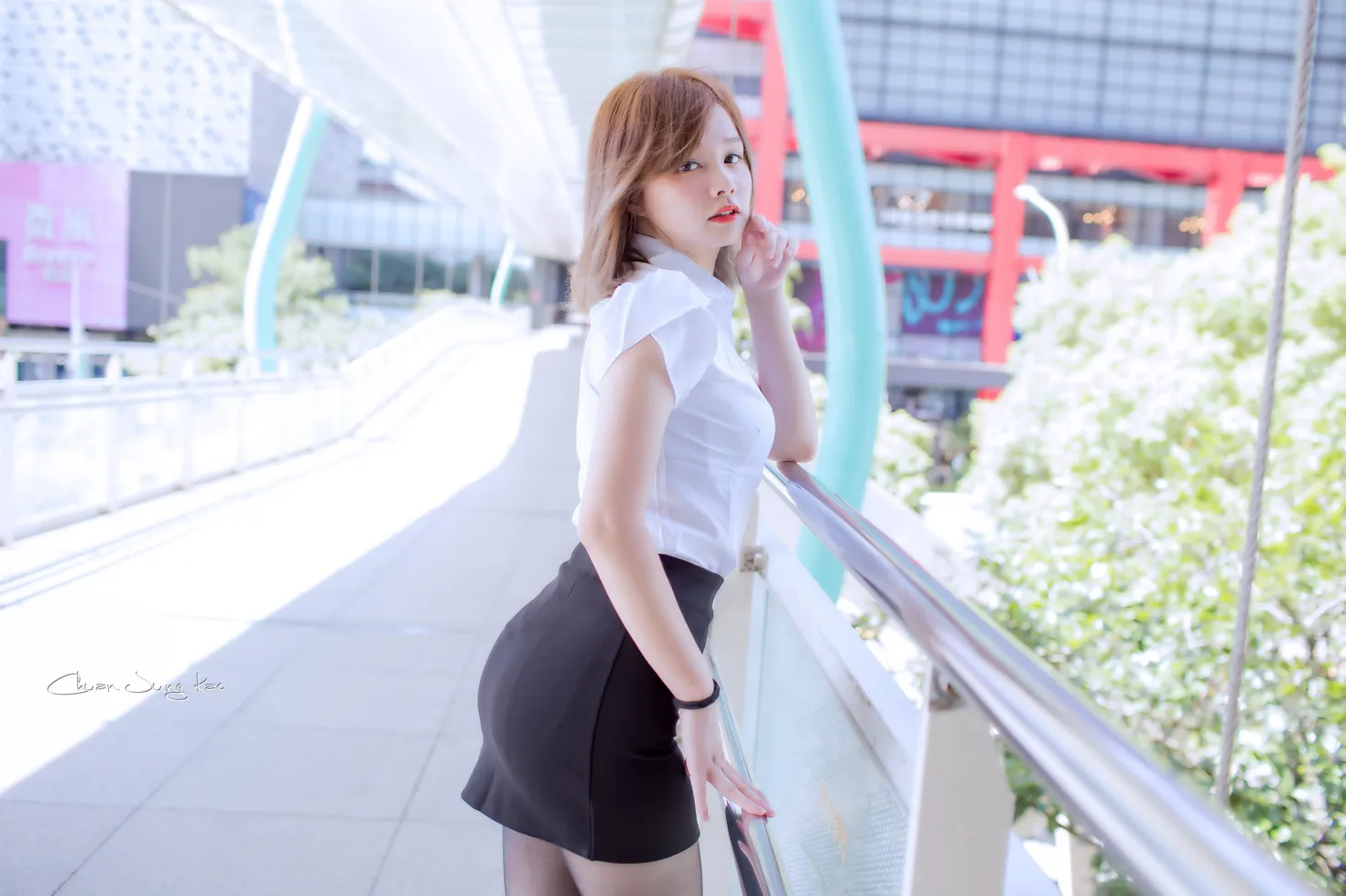 [爱美足] NO.167 乐儿 OL黑丝高跟美腿 街拍#[39P]-3