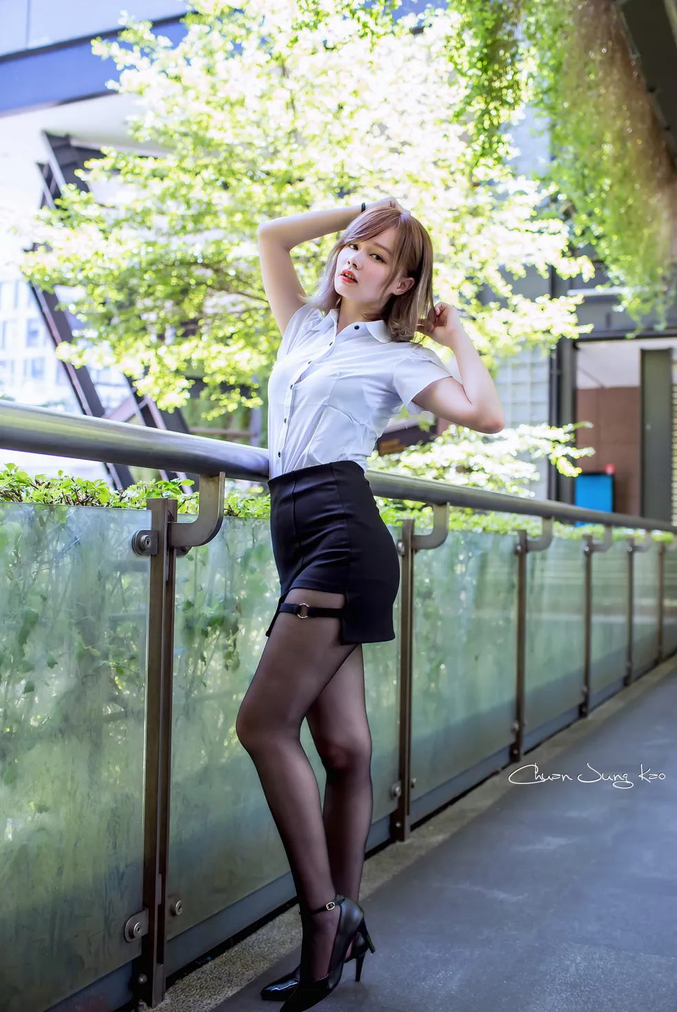 [爱美足] NO.167 乐儿 OL黑丝高跟美腿 街拍#[39P]-3