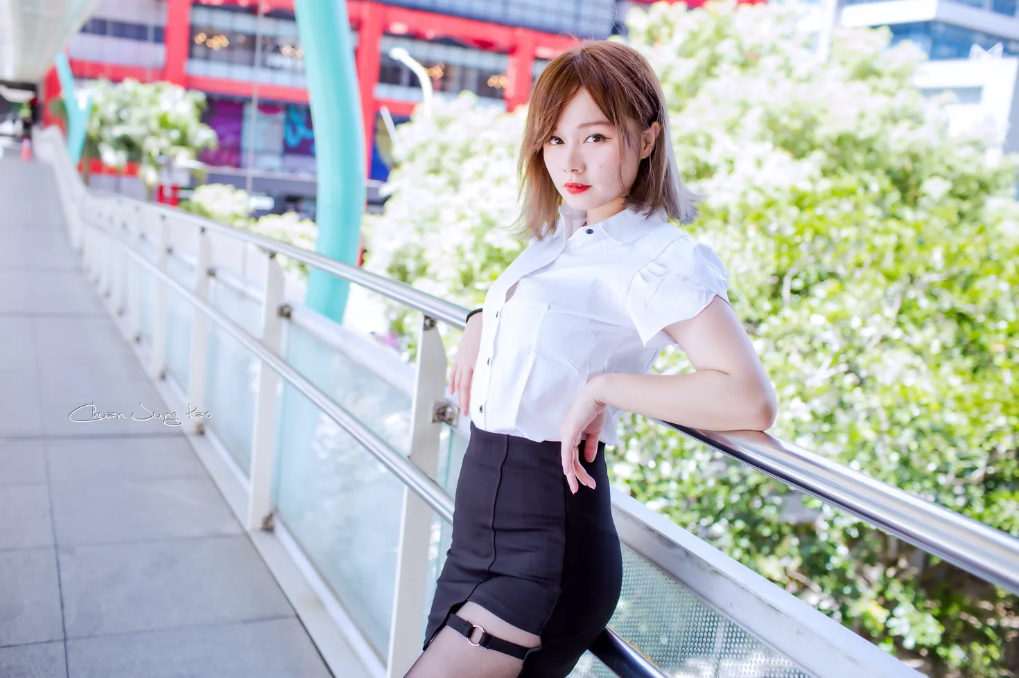 [爱美足] NO.167 乐儿 OL黑丝高跟美腿 街拍#[39P]-4
