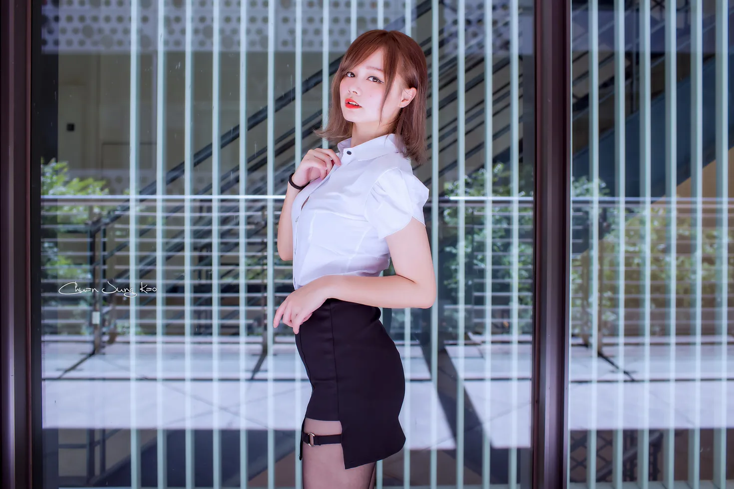 [爱美足] NO.167 乐儿 OL黑丝高跟美腿 街拍#[39P]-8