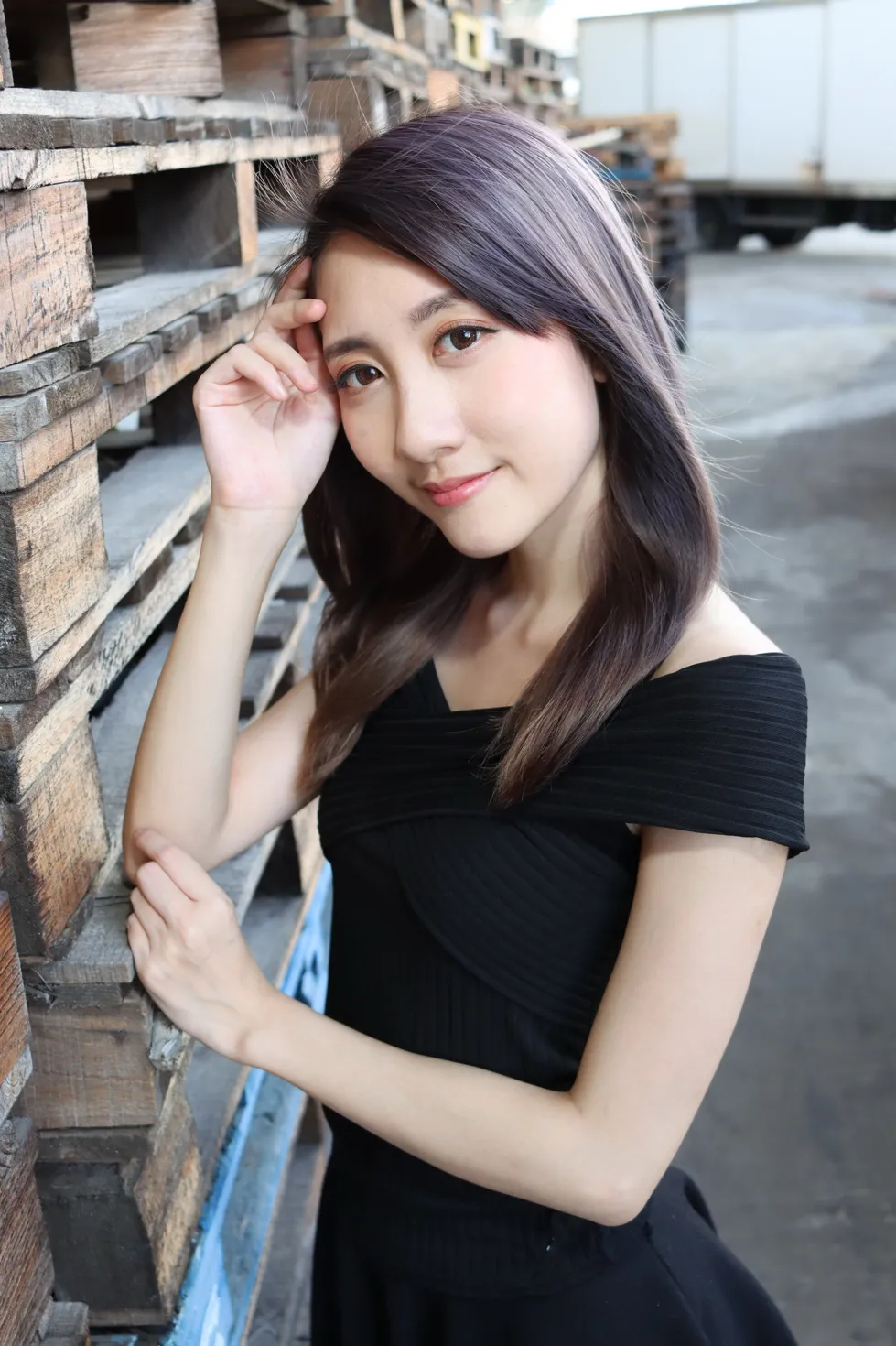 [爱美足] NO.140 Elaine Chung 连衣裙丝袜凉高美腿 街拍#[73P]-3