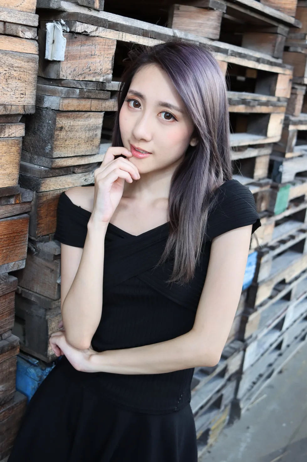 [爱美足] NO.140 Elaine Chung 连衣裙丝袜凉高美腿 街拍#[73P]-8