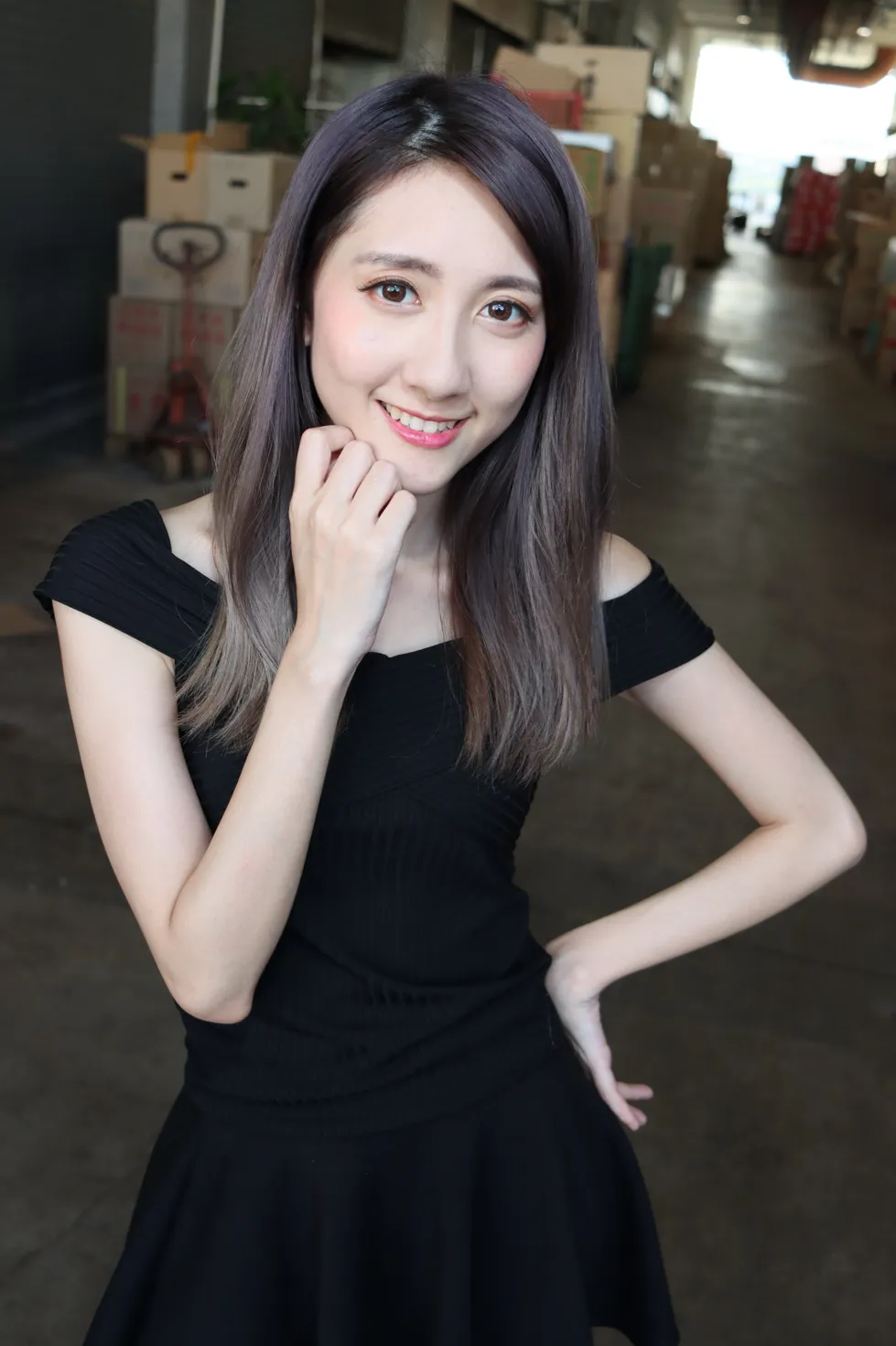 [爱美足] NO.140 Elaine Chung 连衣裙丝袜凉高美腿 街拍#[73P]-6