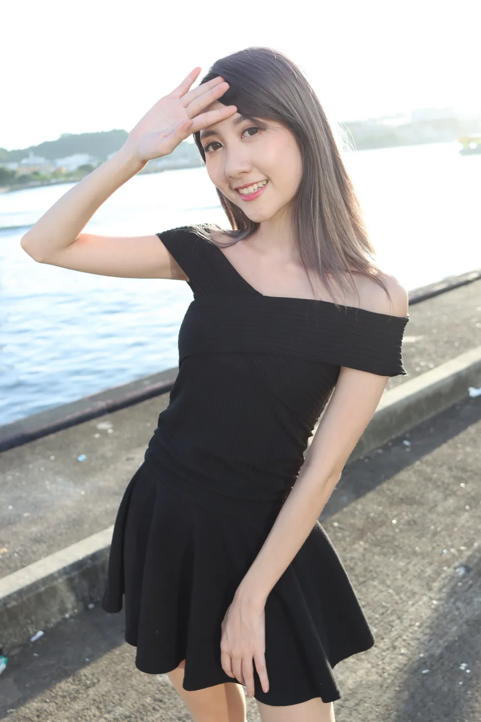 [爱美足] NO.140 Elaine Chung 连衣裙丝袜凉高美腿 街拍#[73P]-9