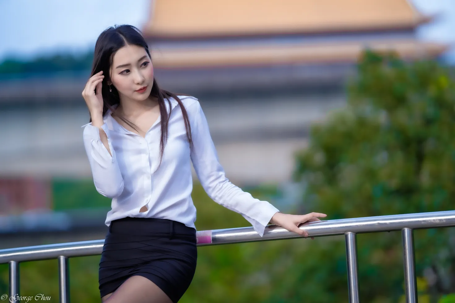 [爱美足] NO.131 吴小葵 OL黑丝高跟美腿 街拍#[39P]-3