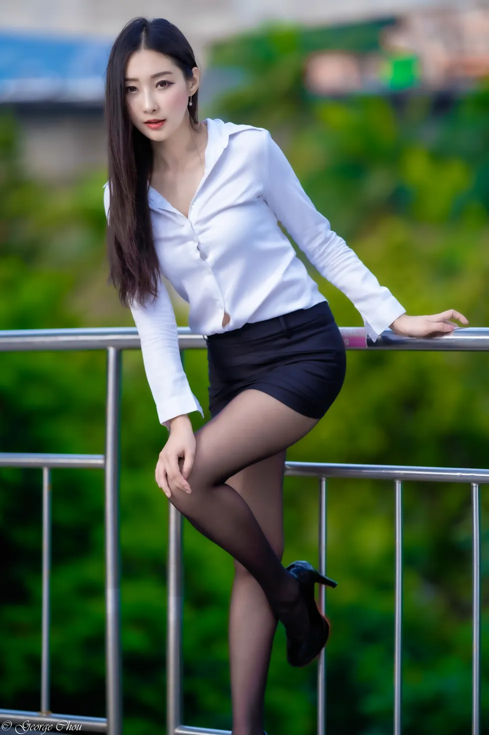 [爱美足] NO.131 吴小葵 OL黑丝高跟美腿 街拍#[39P]-4