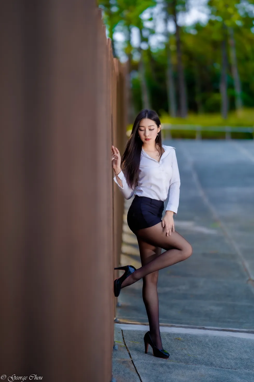 [爱美足] NO.131 吴小葵 OL黑丝高跟美腿 街拍#[39P]-8