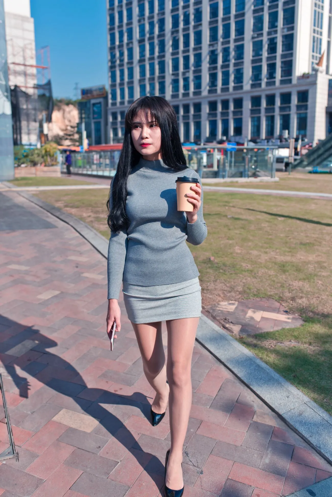 [爱美足] NO.084 休闲书屋里的短裙肉丝美女萌宝儿 街拍#[79P]-4