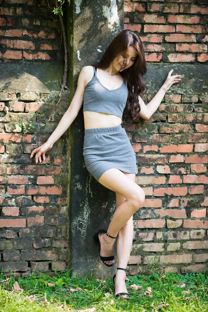 [爱美足] NO.154 Debby Chiu 露肚短裙涼高美腿 街拍#[105P]-3