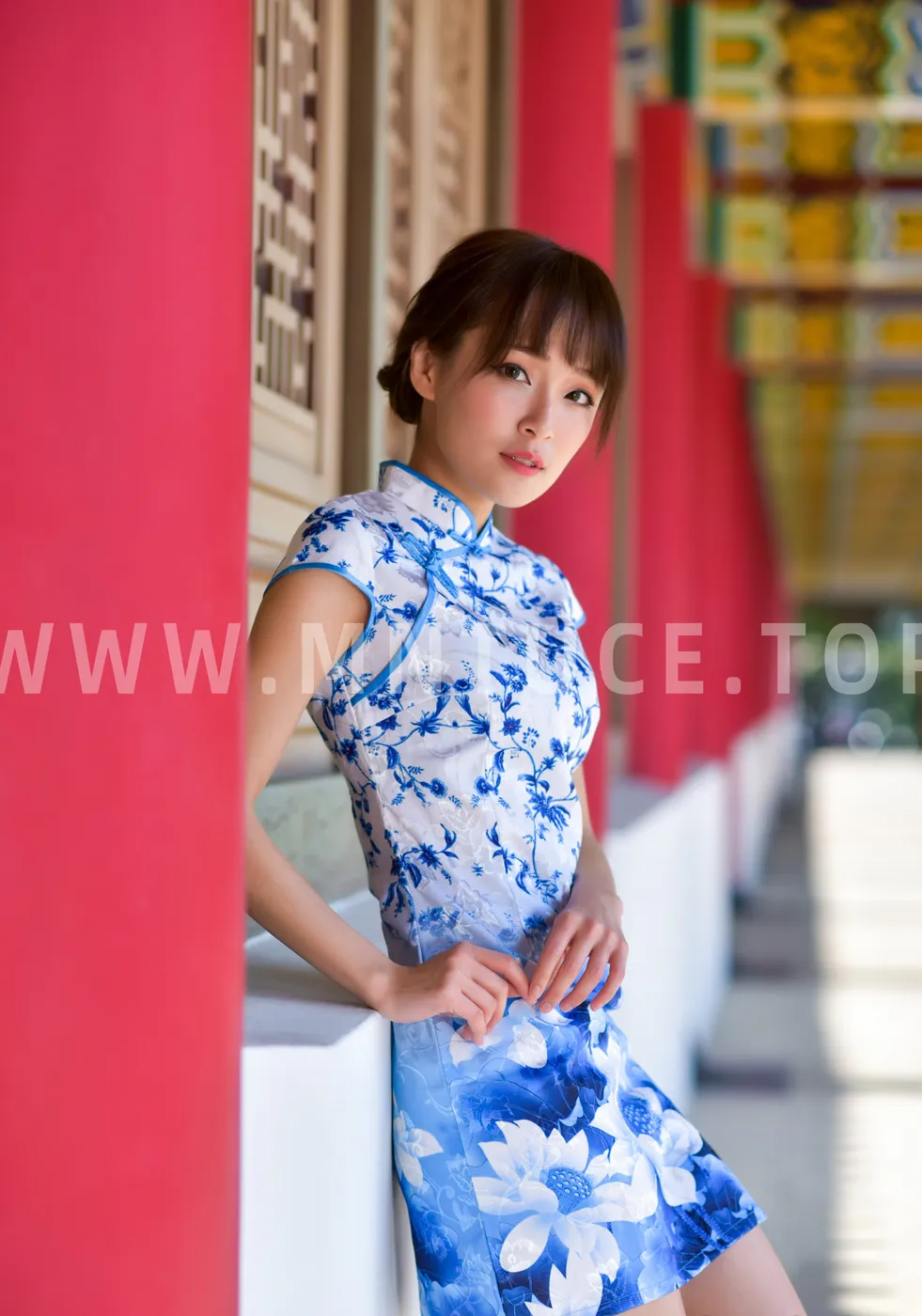 [爱美足] NO.189 繆婉瑜 碎花短旗袍高跟美腿 街拍#[68P]-10