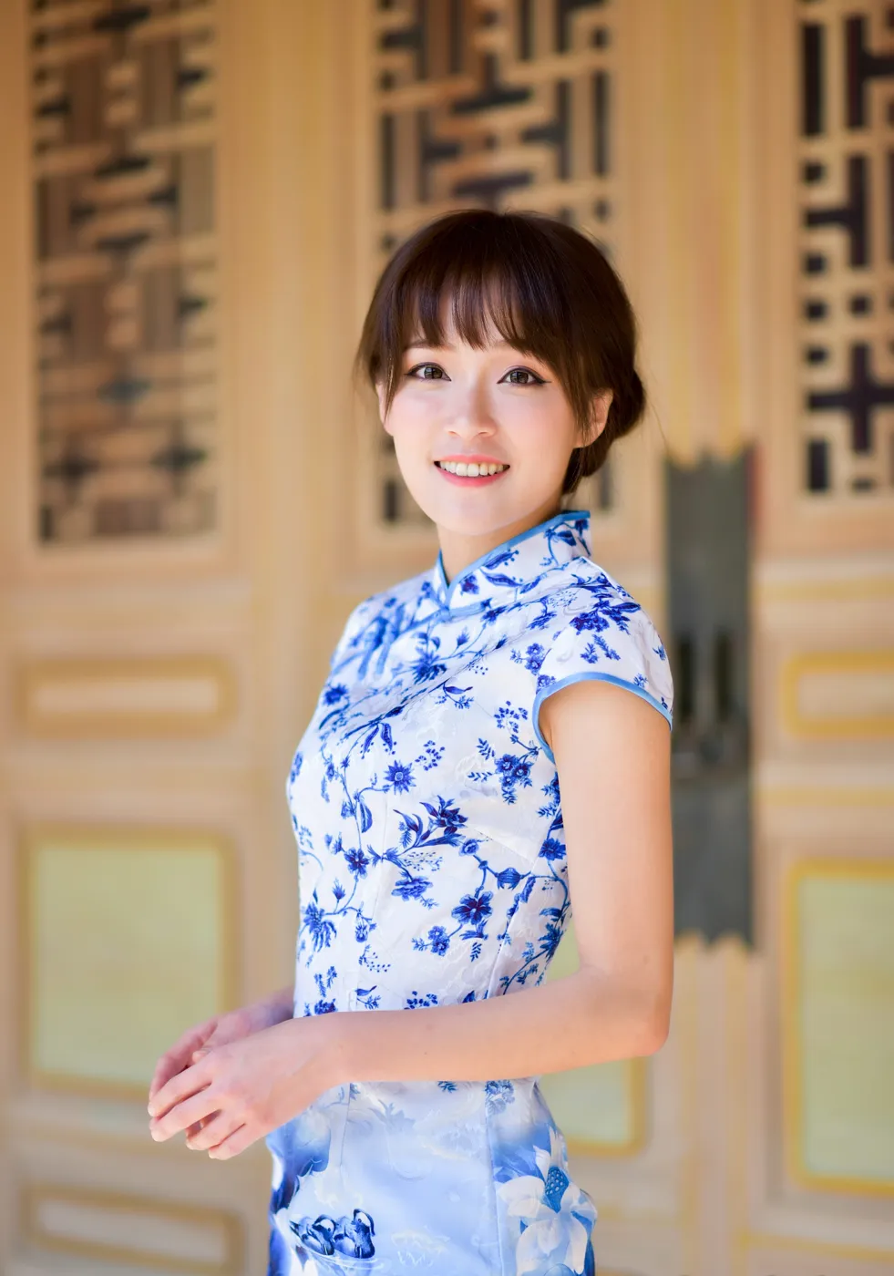 [爱美足] NO.189 繆婉瑜 碎花短旗袍高跟美腿 街拍#[68P]-10