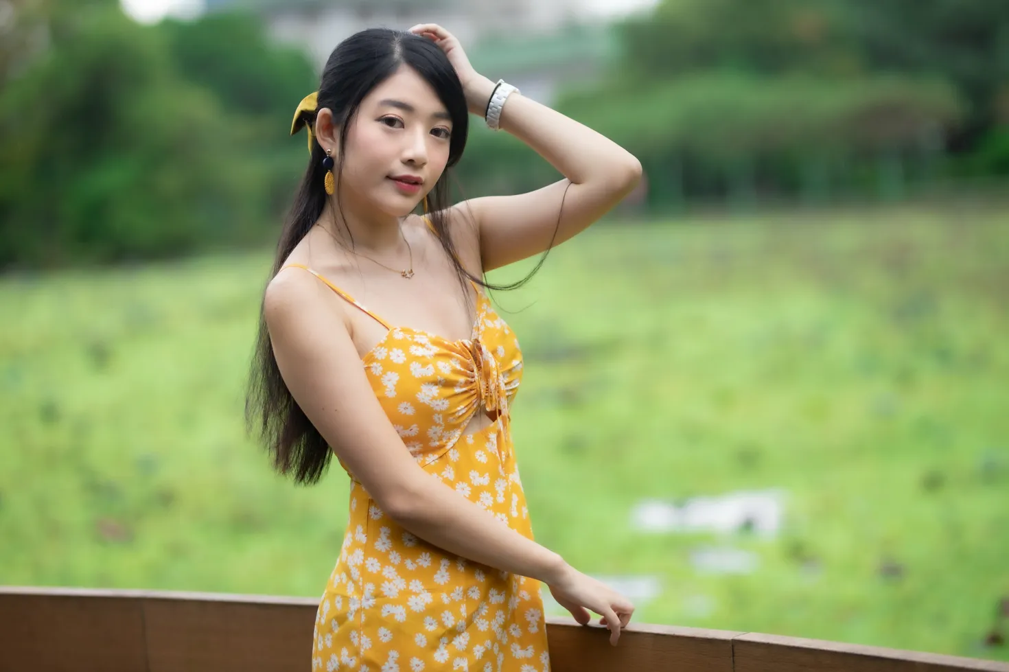 [爱美足] NO.170 湘芹 吊带连衣裙高跟美腿 街拍#[48P]-6