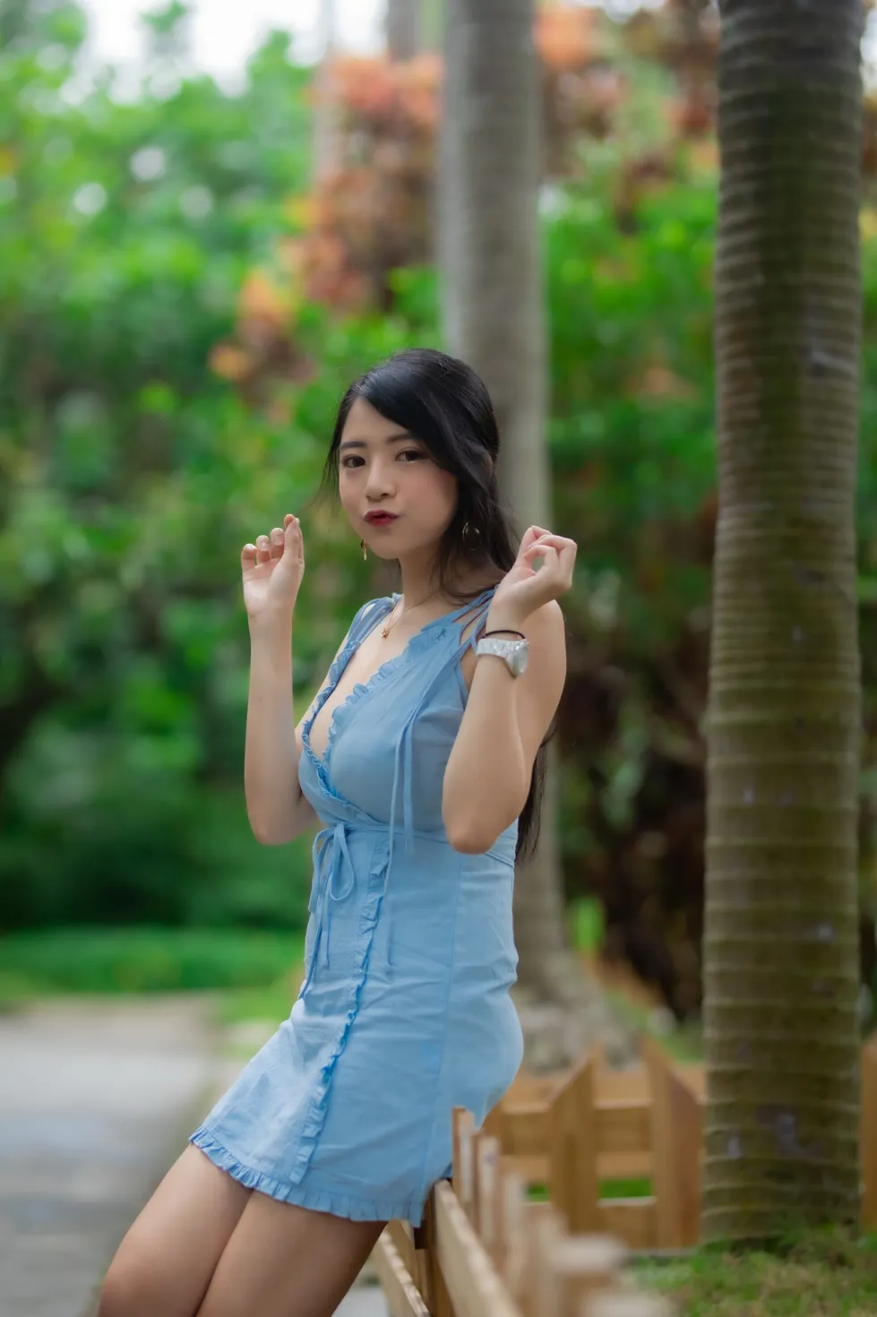 [爱美足] NO.170 湘芹 吊带连衣裙高跟美腿 街拍#[48P]-6