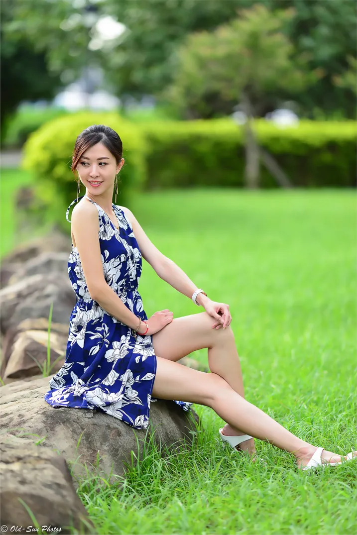 [爱美足] NO.196 赵婷婷 连衣裙凉高美腿 街拍#[105P]-1