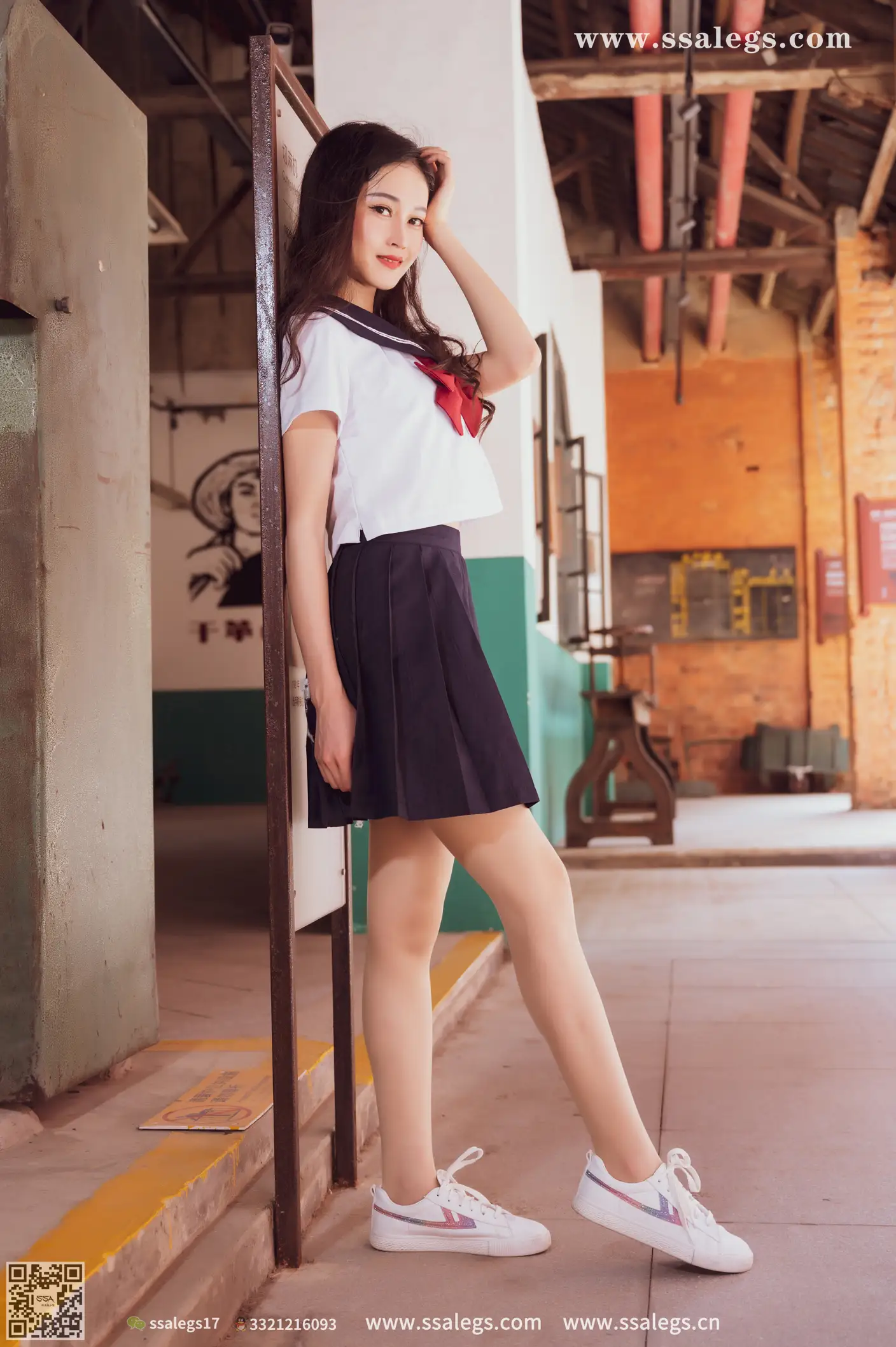 [爱美足] NO.422 漫漫白色jk制服肉丝写真(下) 丝社#[124P]-10