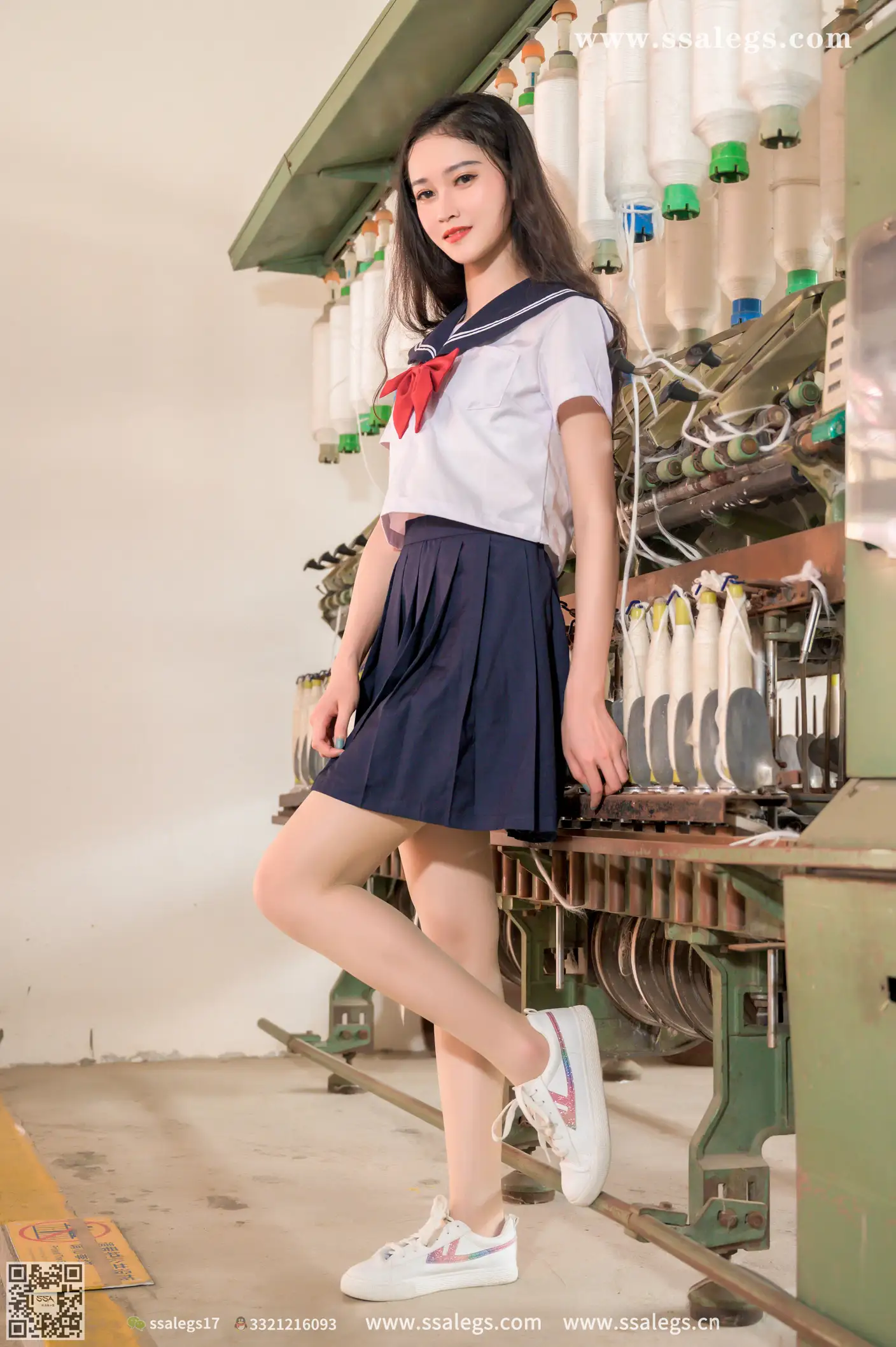 [爱美足] NO.422 漫漫白色jk制服肉丝写真(下) 丝社#[124P]-9