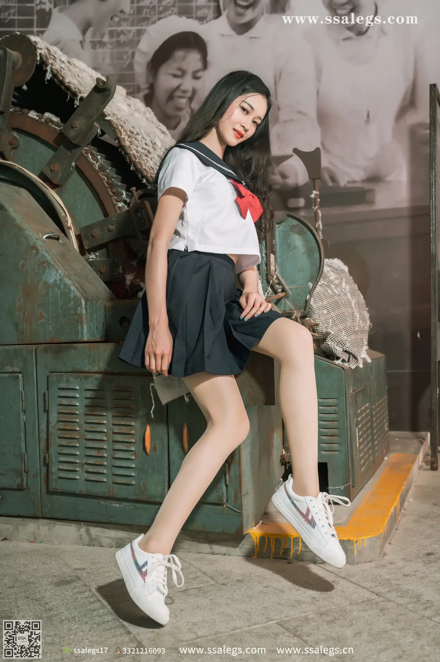 [爱美足] NO.422 漫漫白色jk制服肉丝写真(下) 丝社#[124P]-4