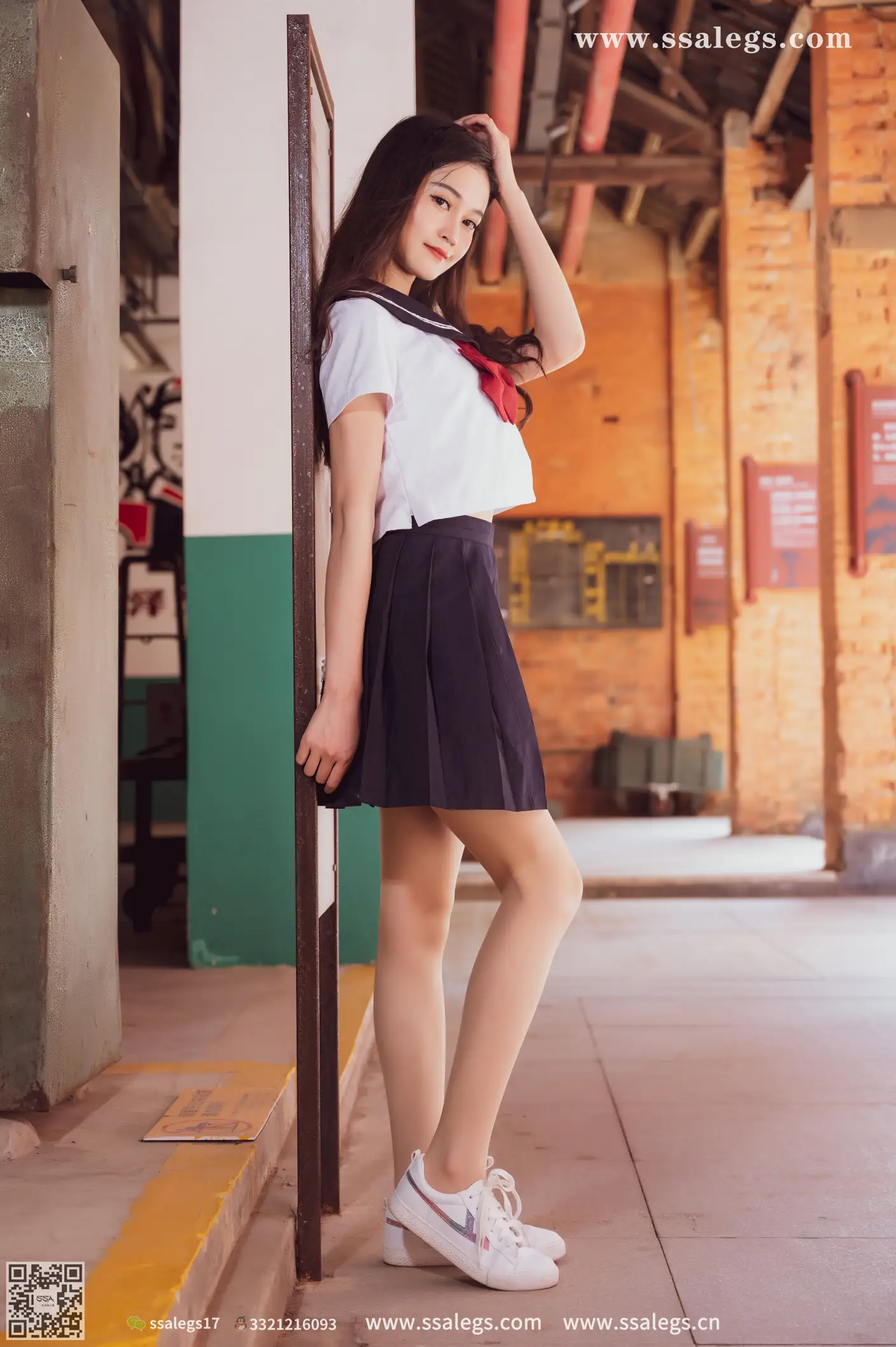 [爱美足] NO.422 漫漫白色jk制服肉丝写真(下) 丝社#[124P]-8