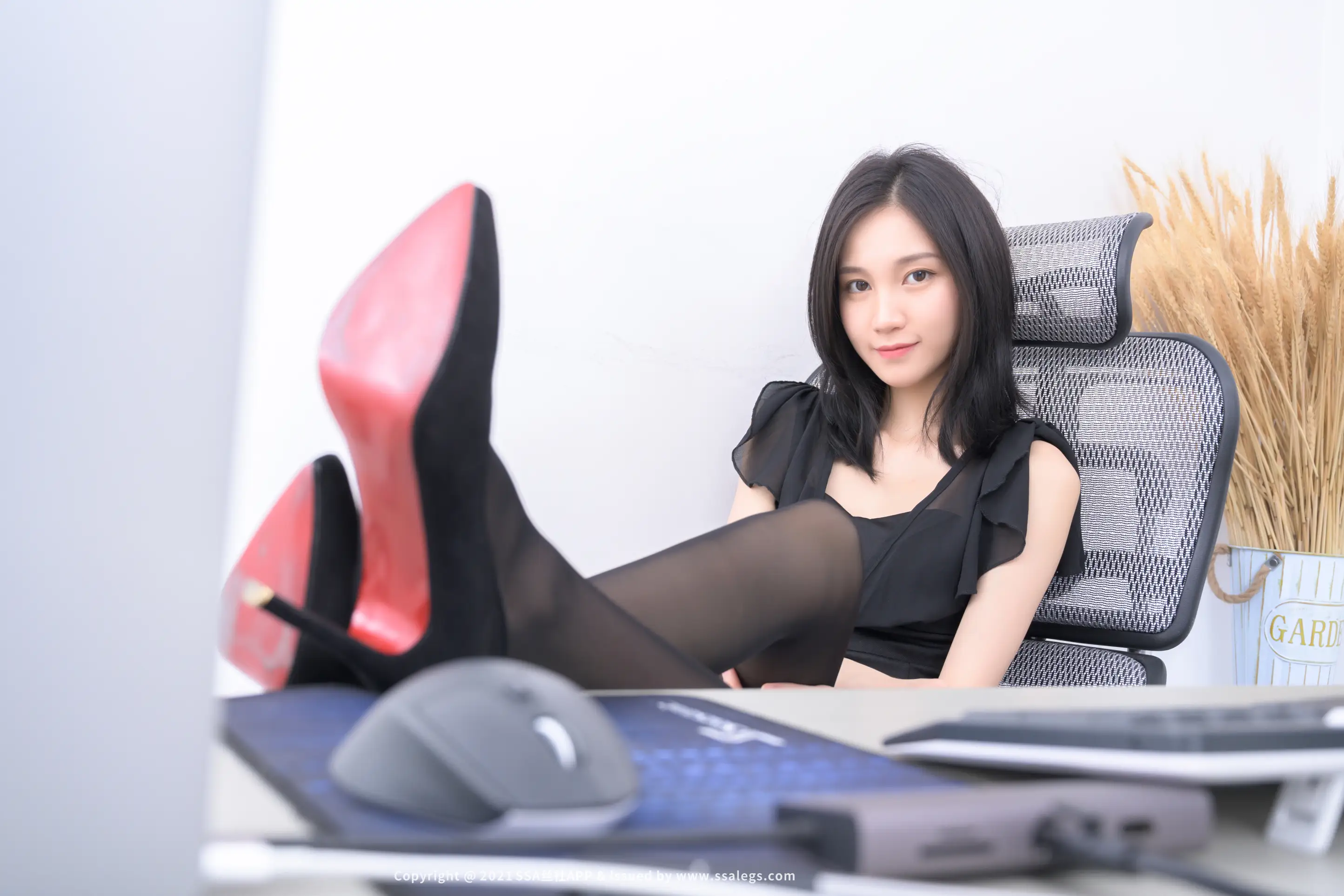 [爱美足] NO.780 模特晶晶的黑色丝袜(上) 丝社#[129P]-6